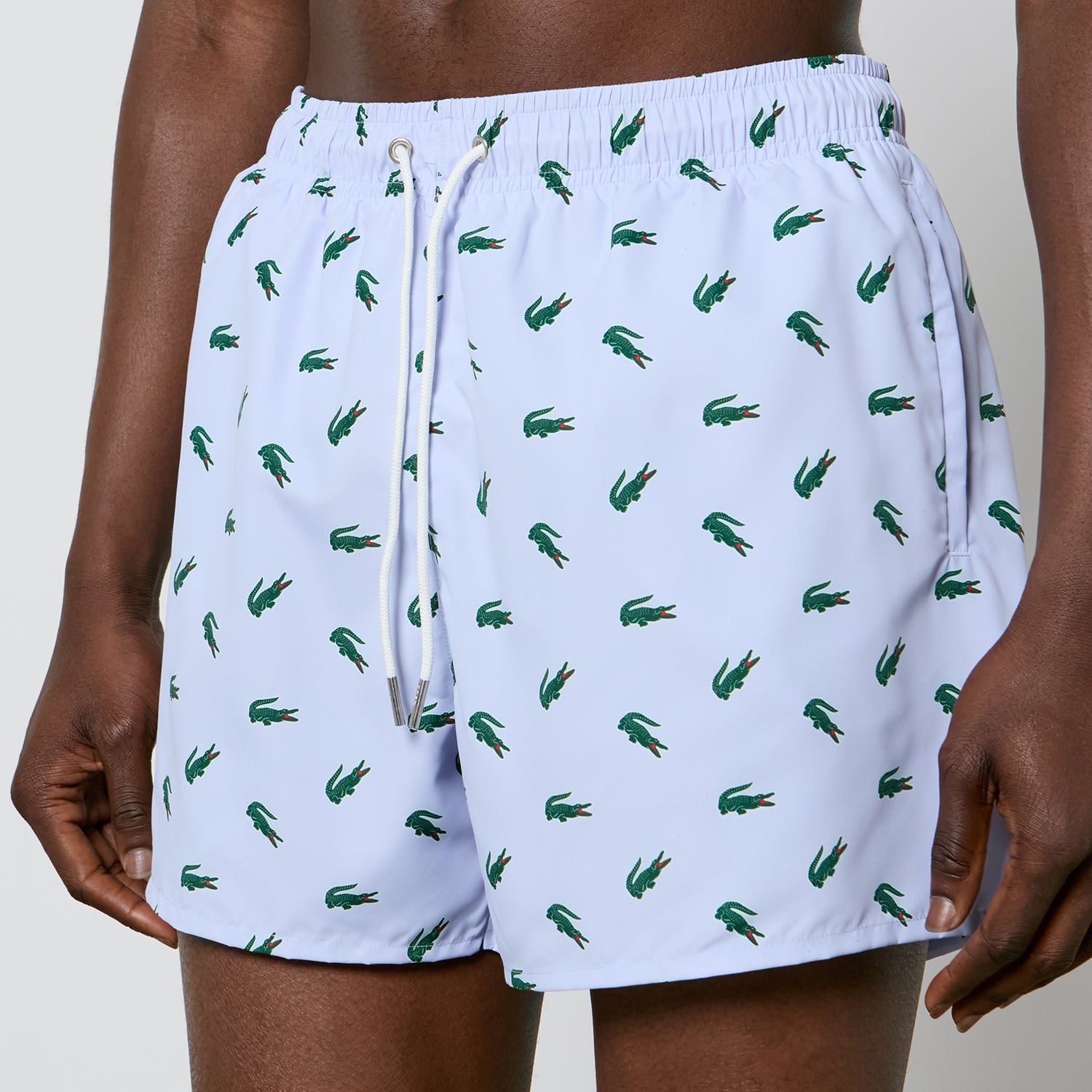 Lacoste Allover Croc Nylon Swimming Trunks