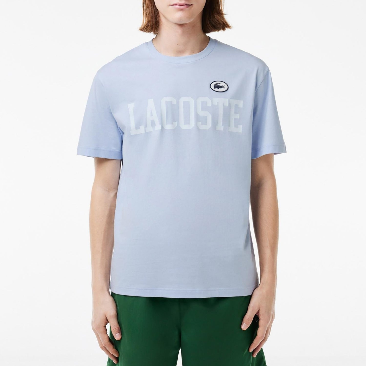Lacoste Varsity Logo-Print Cotton-Jersey T-Shirt - XL