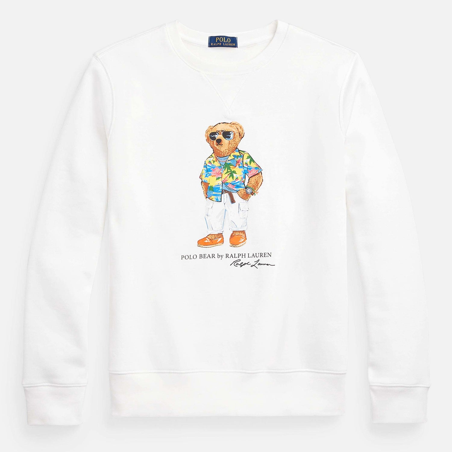 Polo Ralph Lauren Bear Logo-Print Cotton-Jersey Sweatshirt - XXL