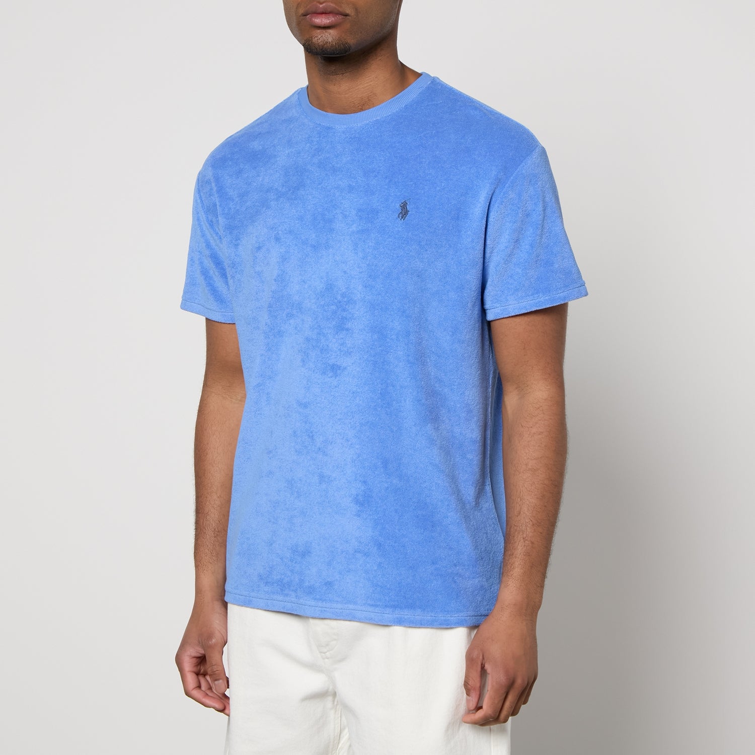 Polo Ralph Lauren Classic-Fit T-Shirt aus Frottee - Harbor Island Blue - XL