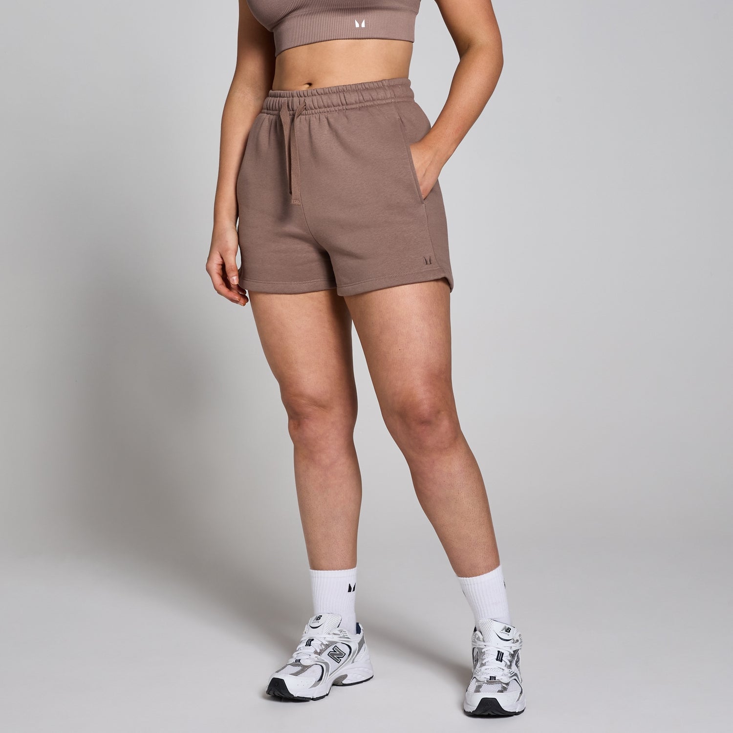Pantaloncini sportivi MP Tempo da donna Nocciola MYPROTEIN