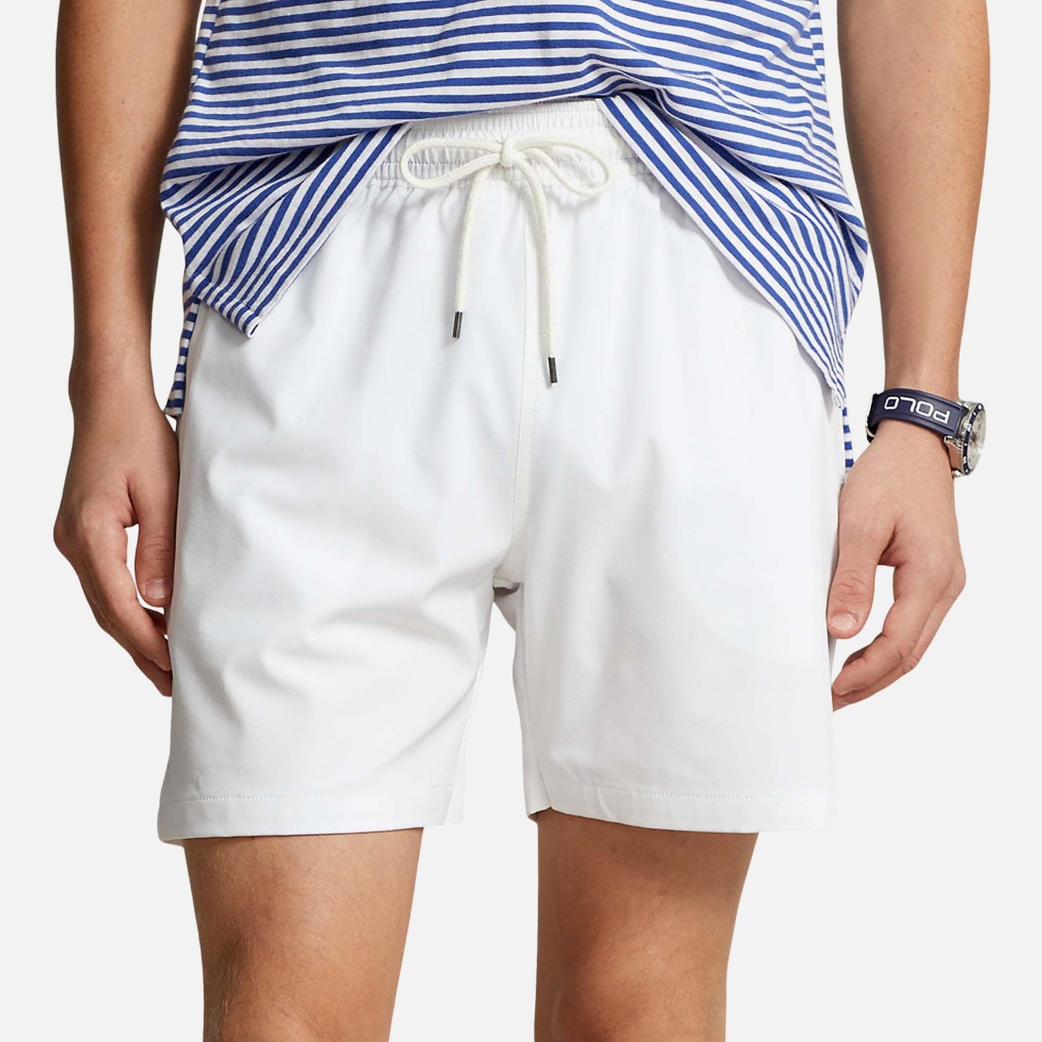 Polo Ralph Lauren Traveler Stretch-Jersey Swimming Trunks