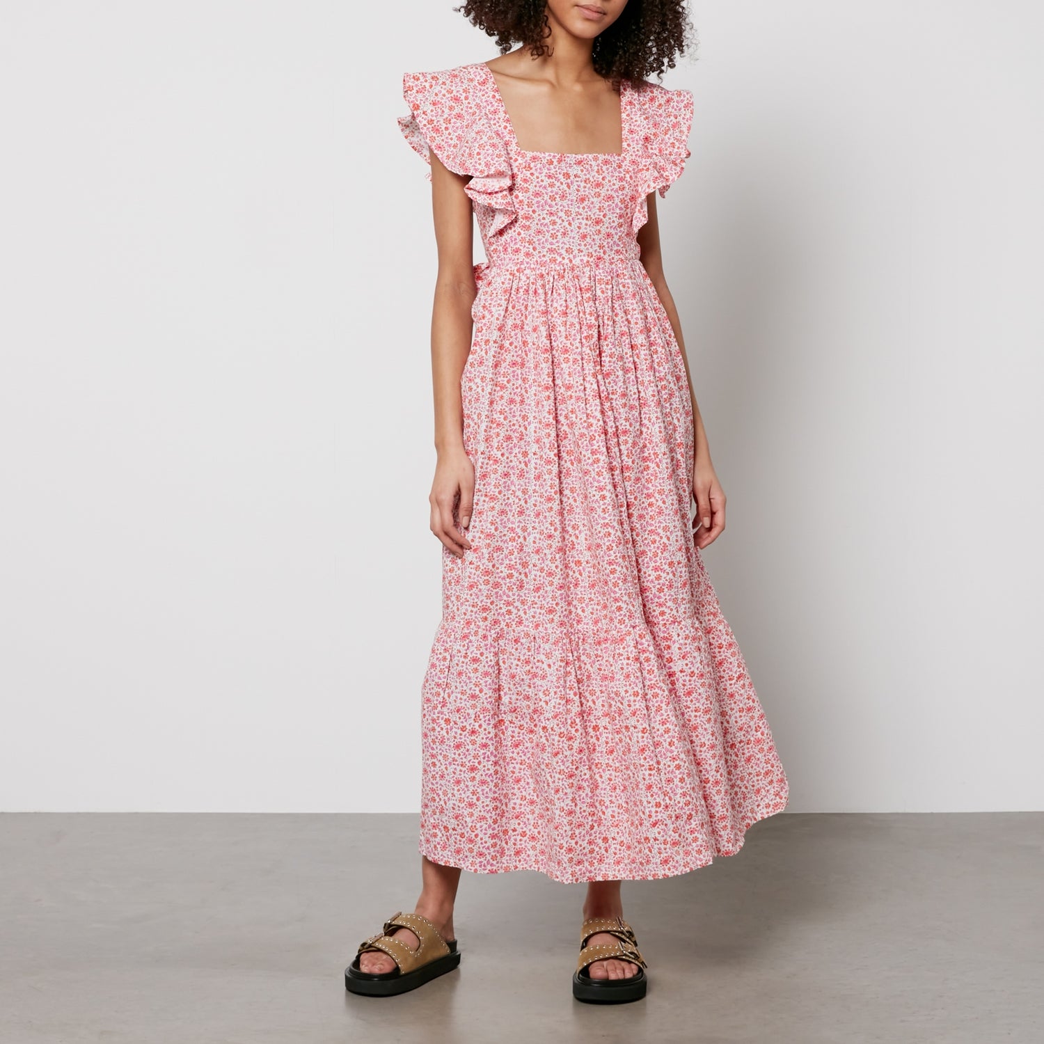 SZ Blockprints Charlotte Cotton Maxi Dress - M