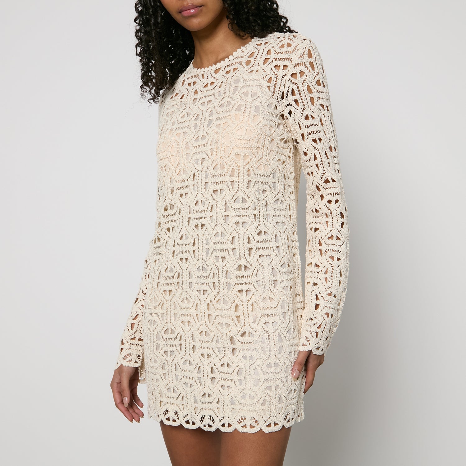 MAX&Co. Perim Macramé Mini Dress - L