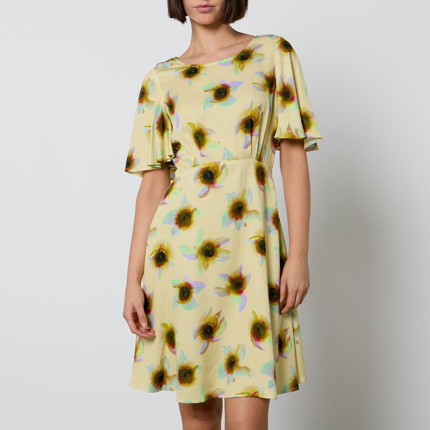 PS Paul Smith Printed Satin-Twill Dress
