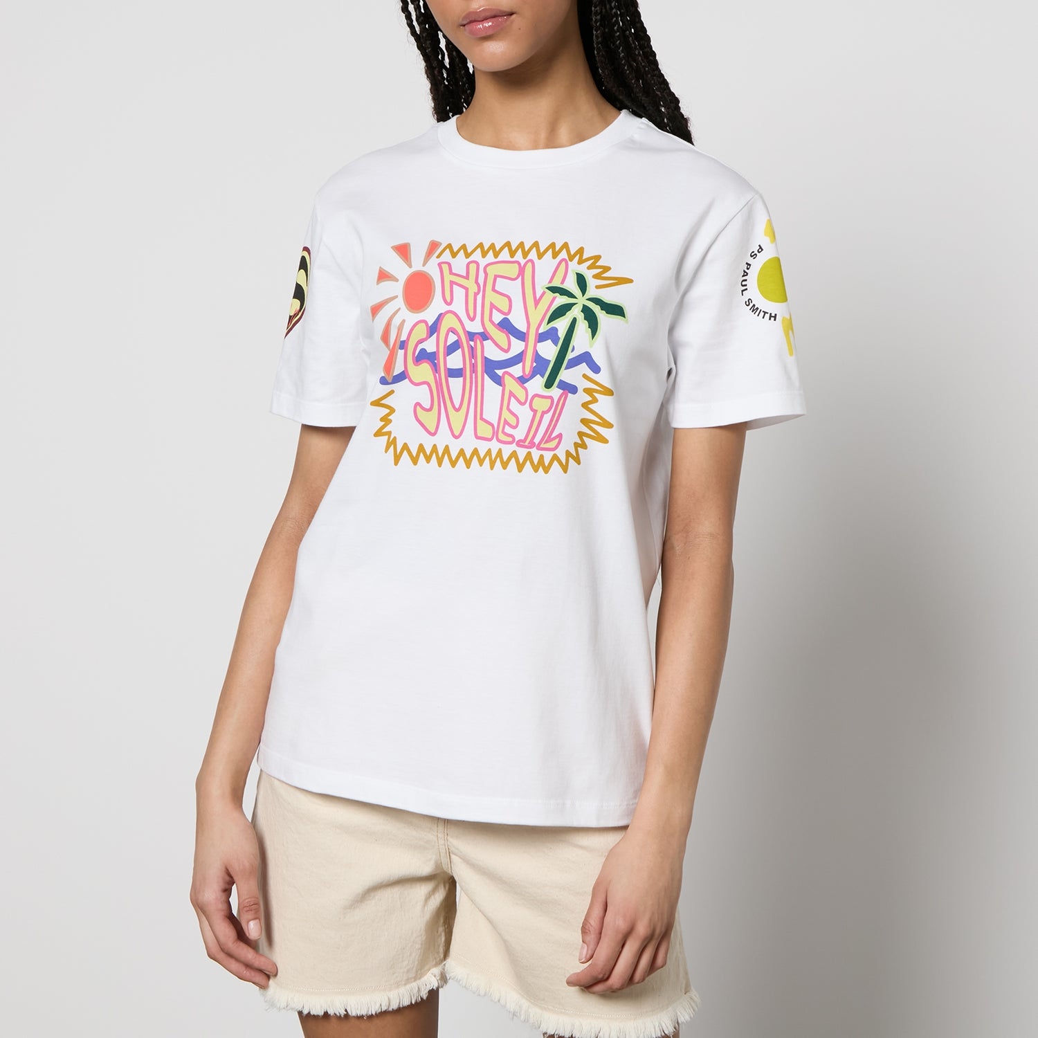 PS Paul Smith Hey Soleil Graphic Cotton T-Shirt - S