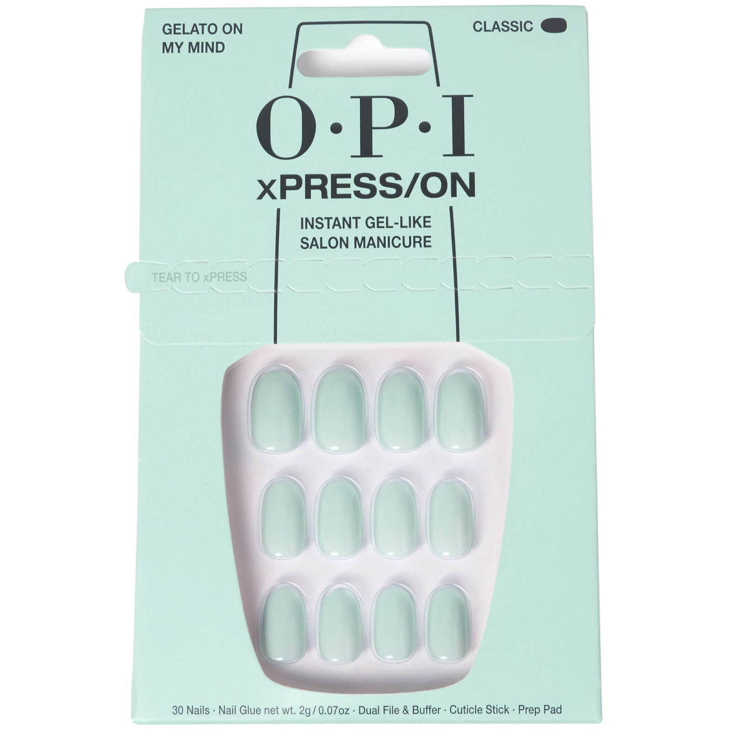 OPI xPRESS/ON - Gelato on My Mind Press On Nails Gel-Like Salon Manicure