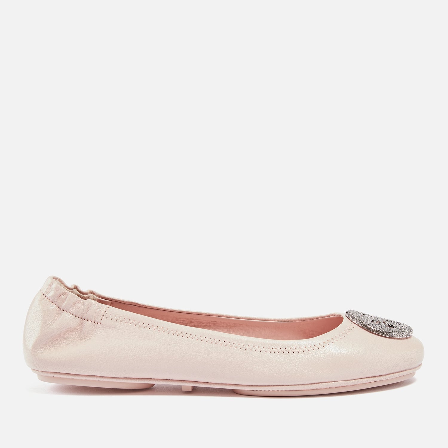 Tory Burch Women's Minnie Travel Leather Ballet Flats - UK 6