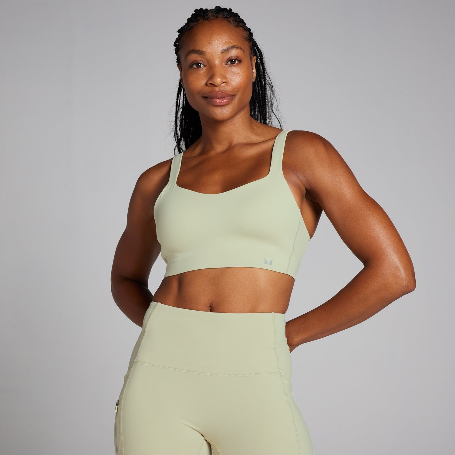 MP Women's Velocity Ultra Bonded Sports Bra - Warm Sage - XS