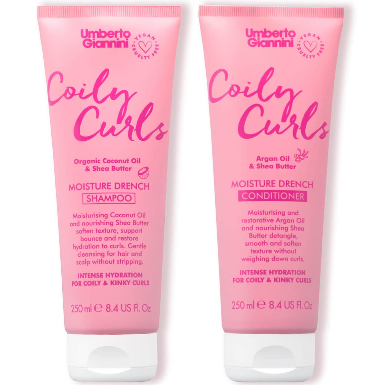 Umberto Giannini Coily Curls Shampoo and Conditioner Duo