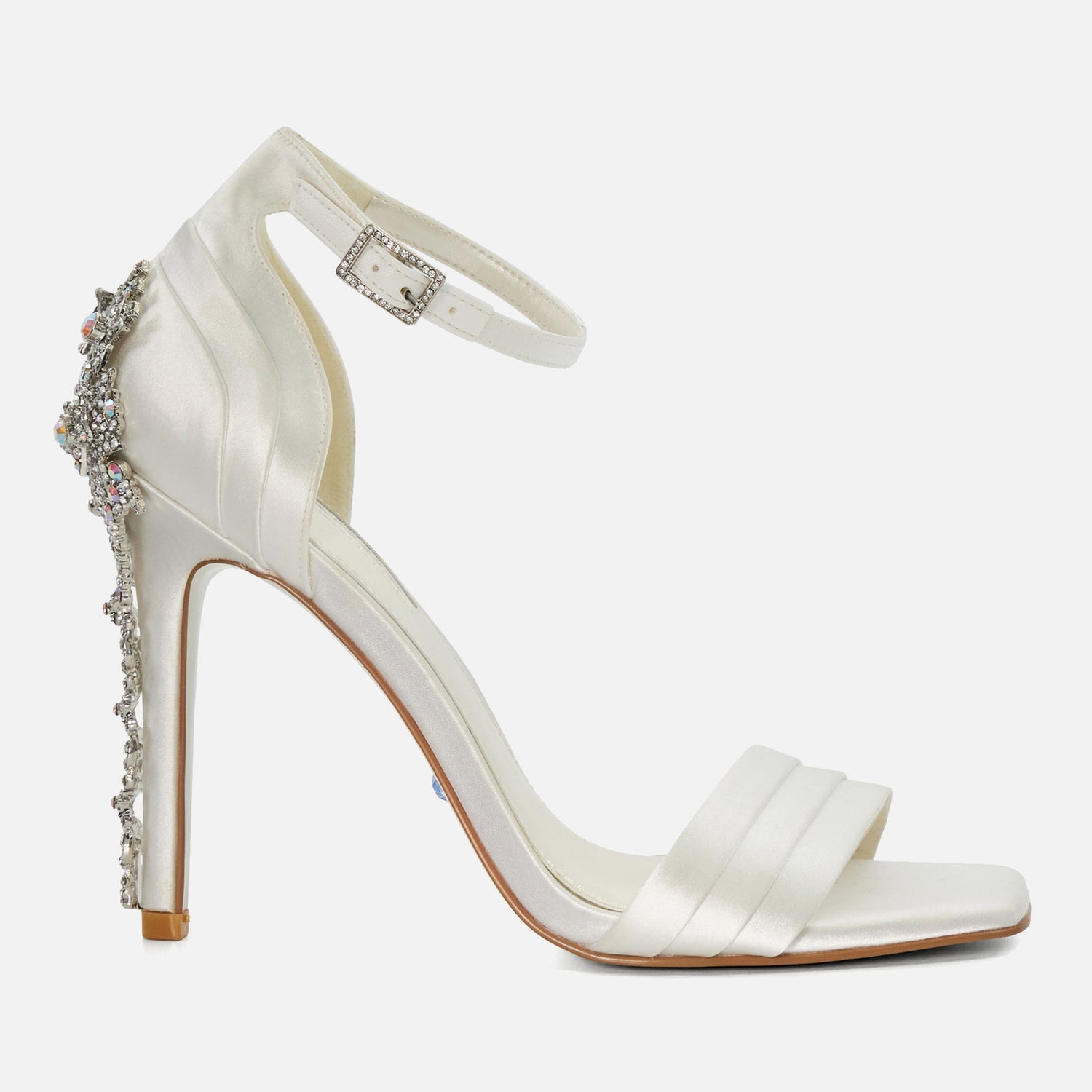 Dune Women's Meridians Satin Wedding Heels - UK 3