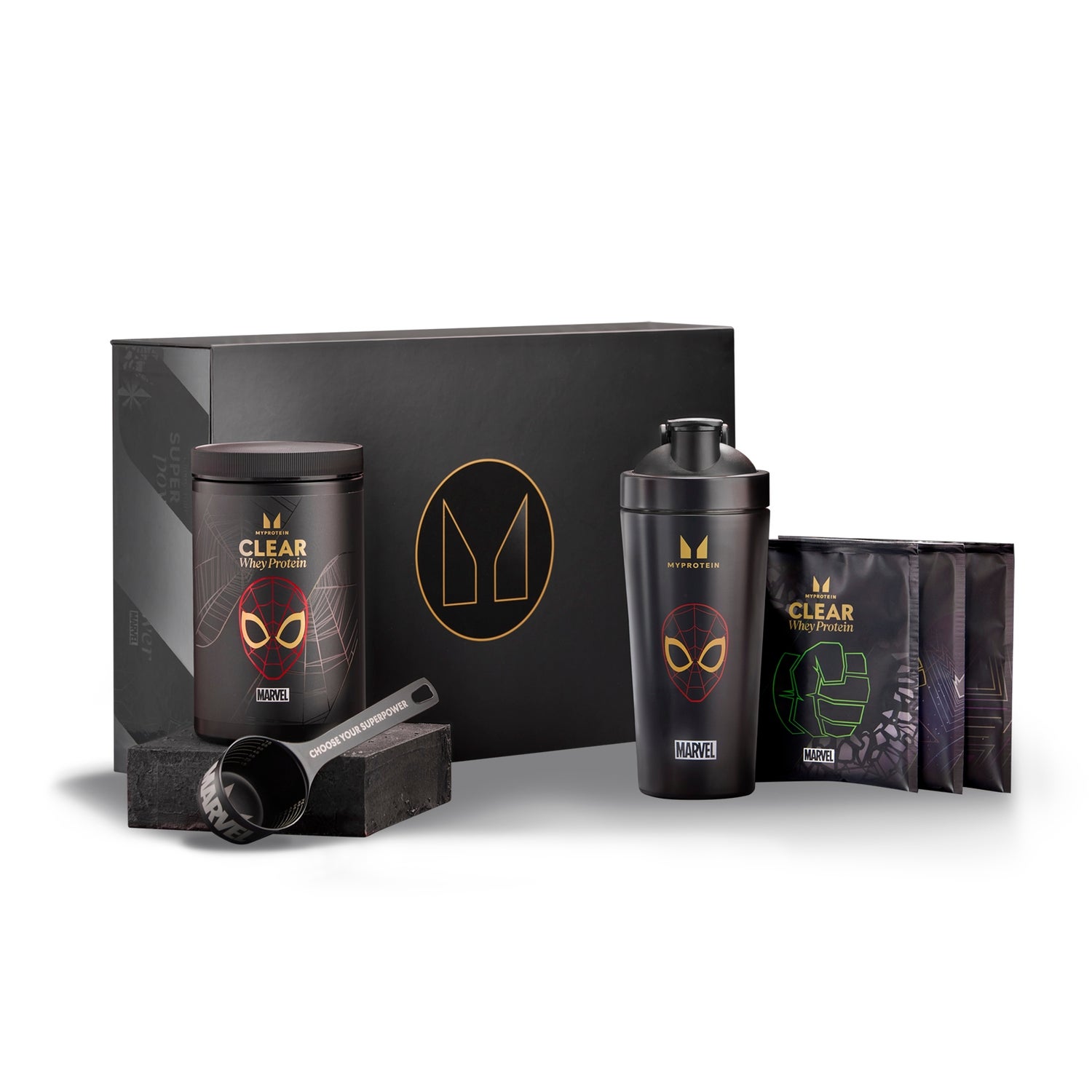 Myprotein, Kitted Box, Marvel Limited Edition Clear Whey