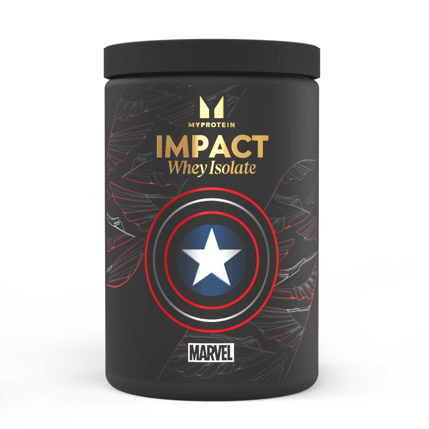 Ізолят сироваткового протеїну Impact Whey - 600g - Captain America - Vanilla Raspberry