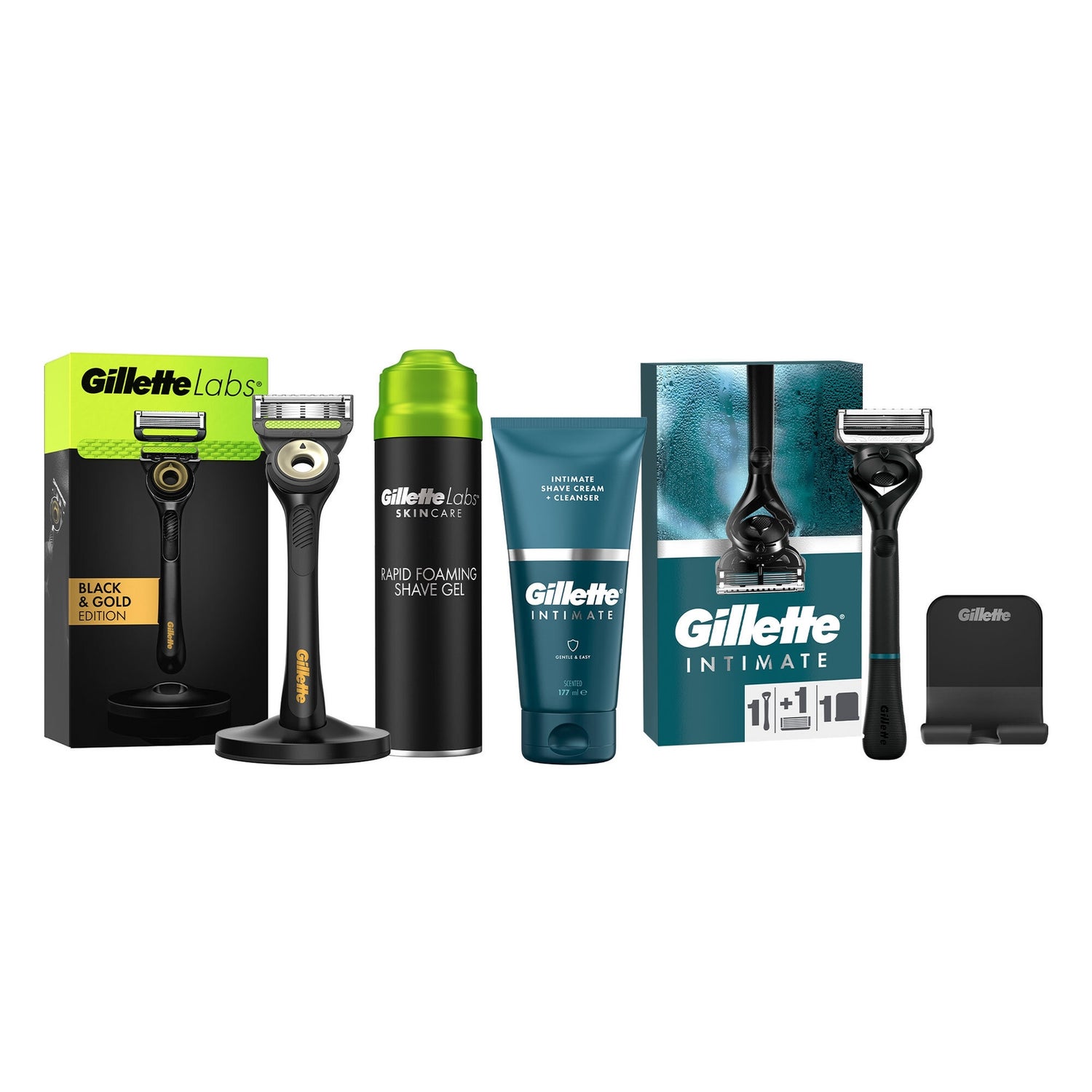 Gillette Head-to-Toe Razor Grooming Kit