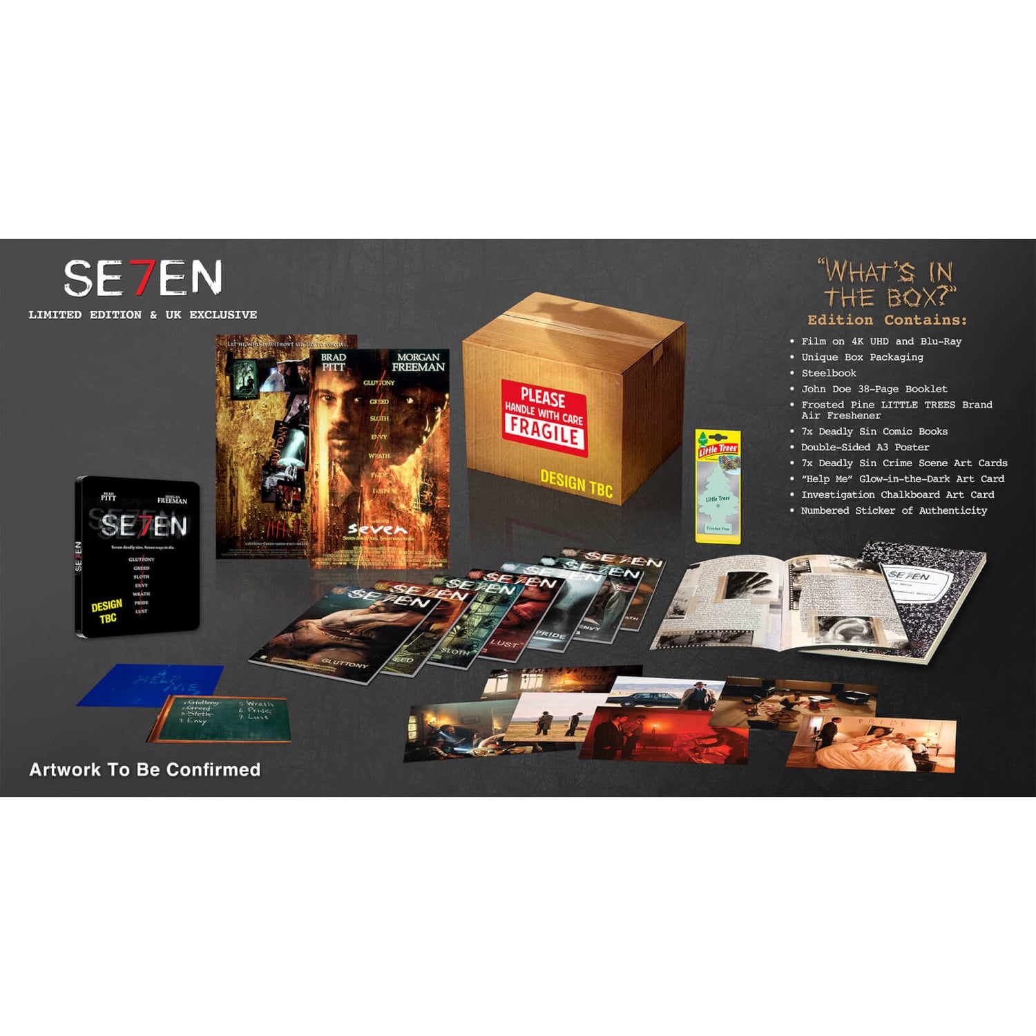 Se7en What's In The Box? Special Edition 4K Ultra HD Steelbook 4K - Zavvi US