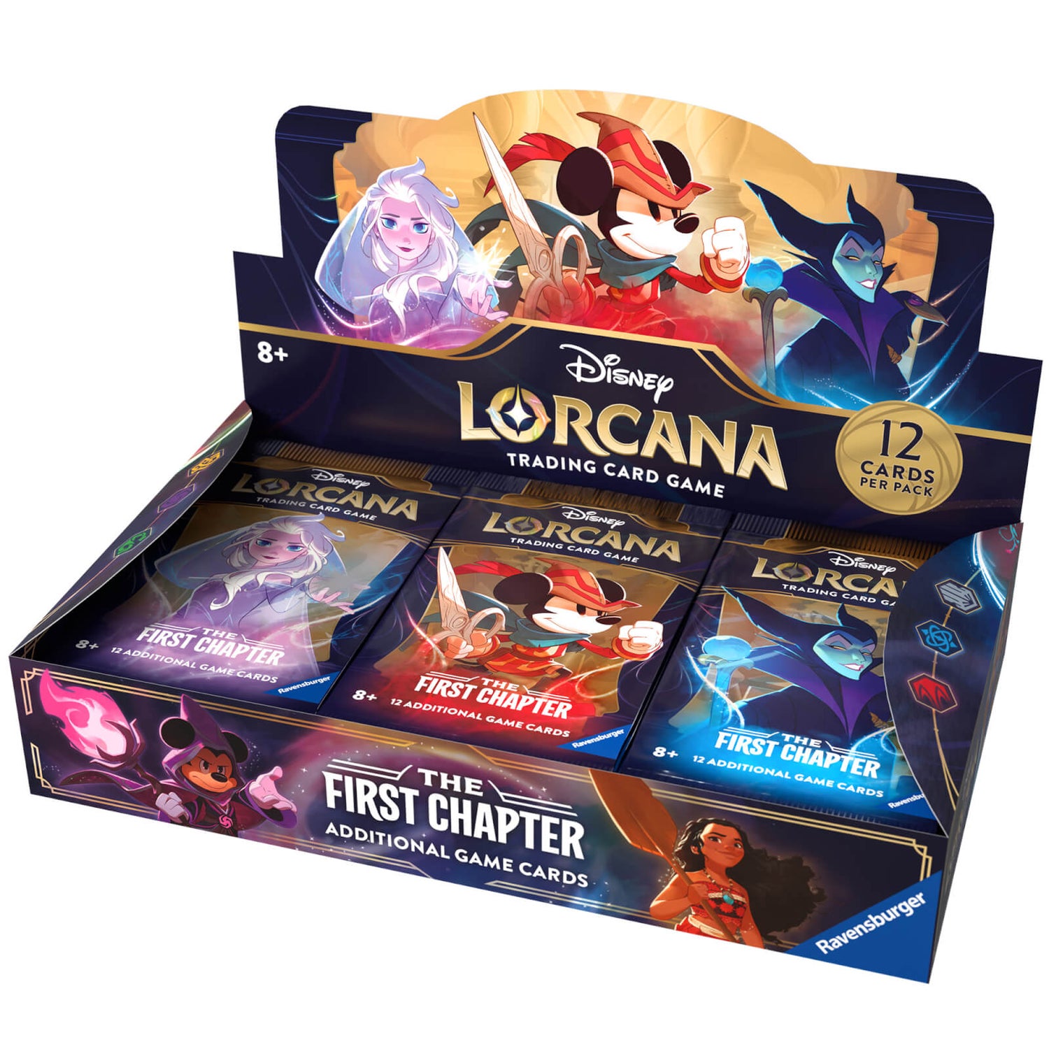 Disney Lorcana Trading Card Game The First Chapter Booster Packs CDU (24 Packs)