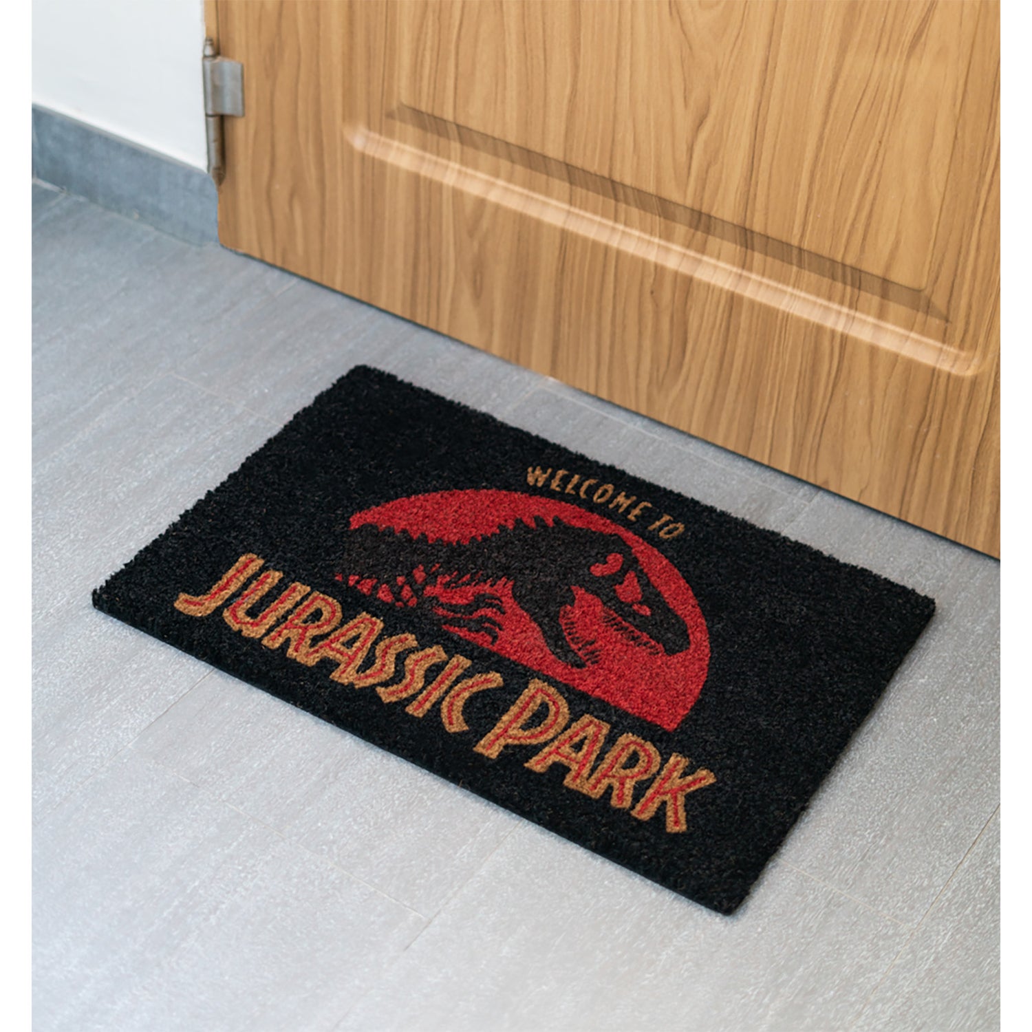 Jurassic Park Door Mat