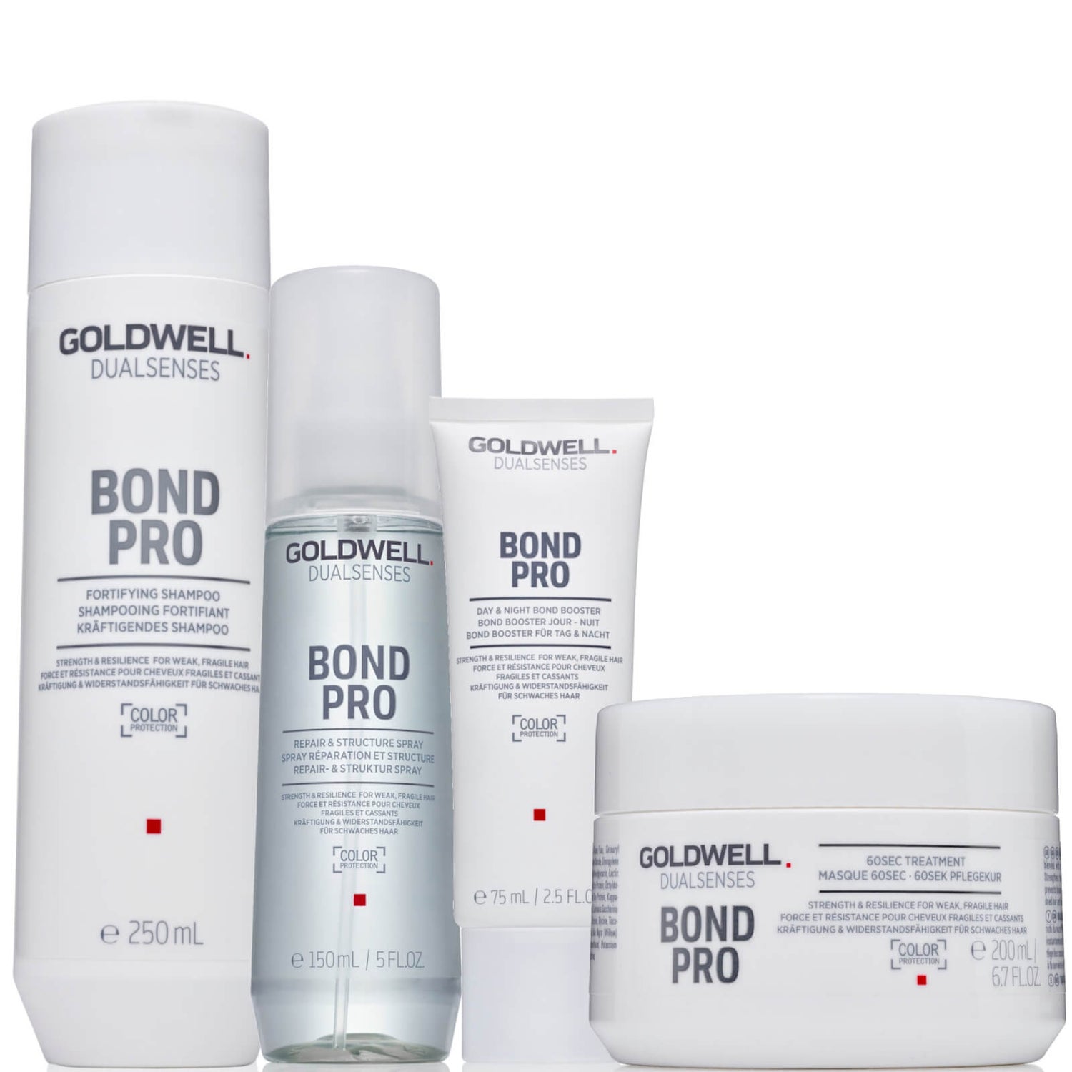 Goldwell Dualsenses Bond Pro Ultimate Hair Bond Boosting Routine For Weak, Damaged Hair (Worth £68.65)