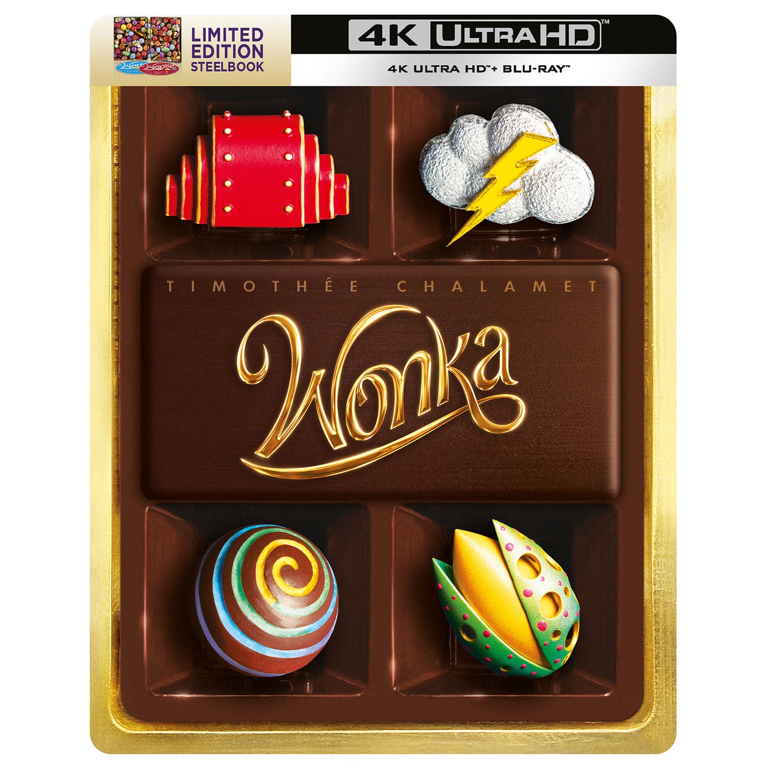 Wonka 4K Ultra HD Steelbook