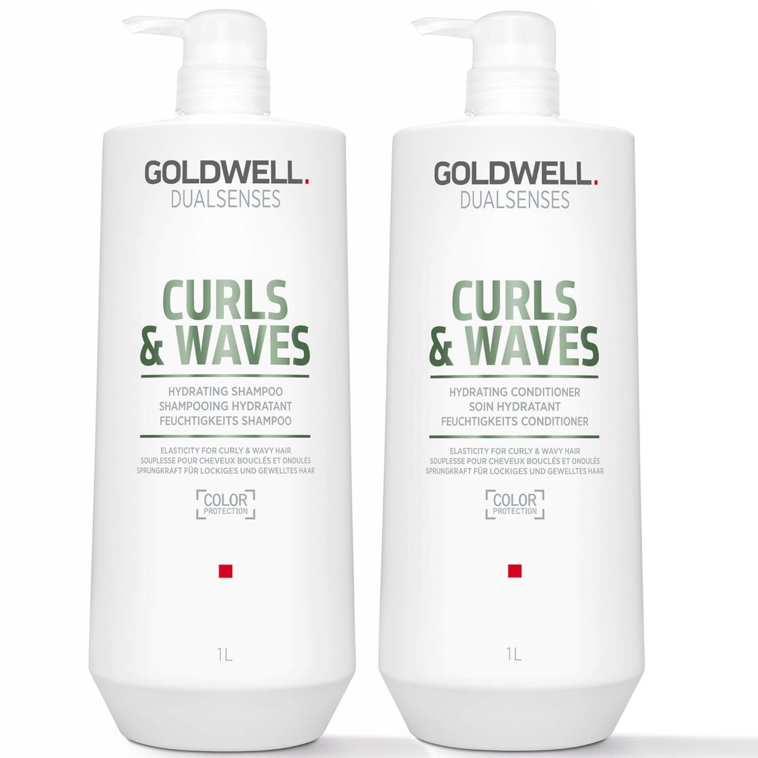 Goldwell Dualsenses Curls And Waves Hydrating Shampoo And Conditioner 1L Duo (Worth £101)
