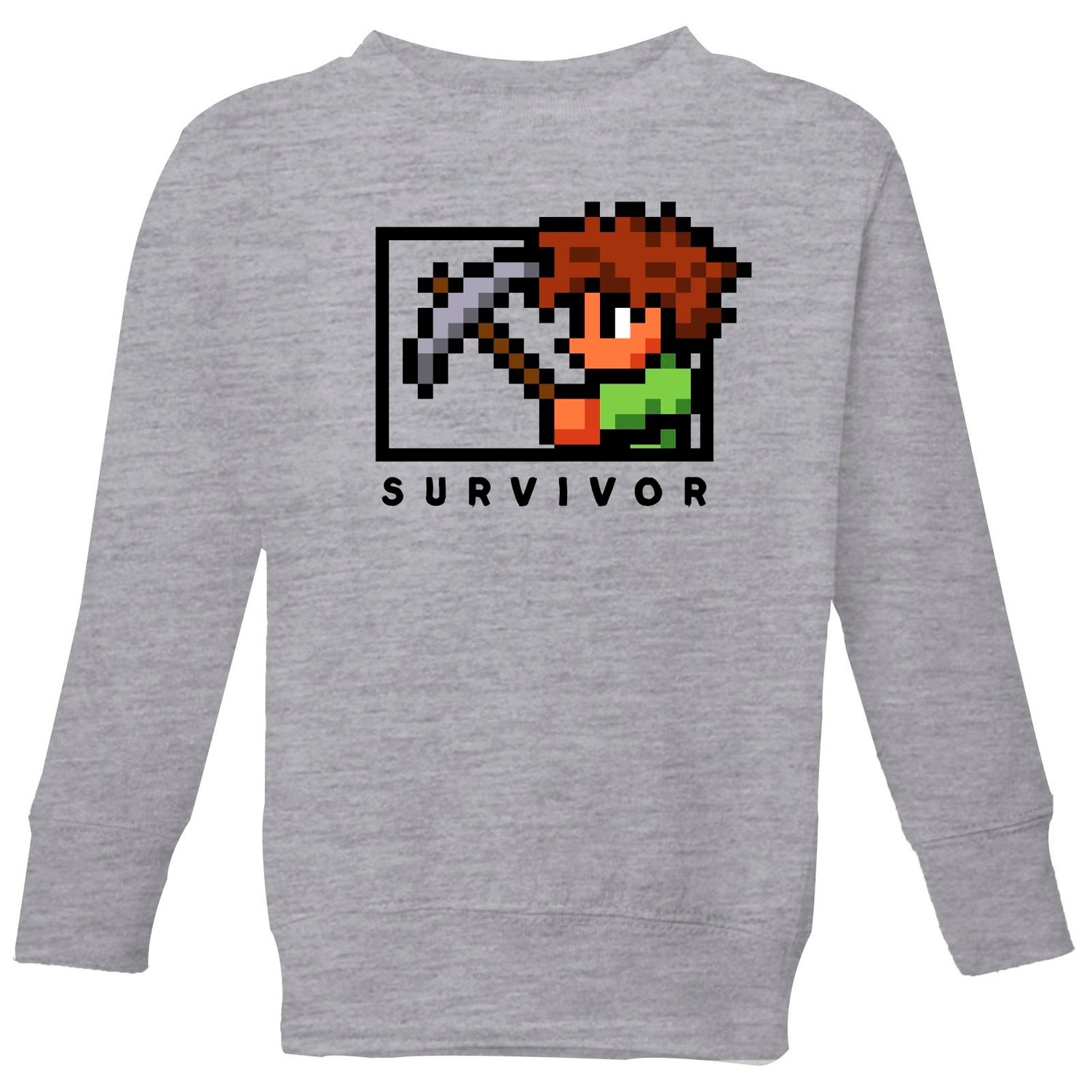 Terraria Survivor Kids' Sweatshirt - Grey