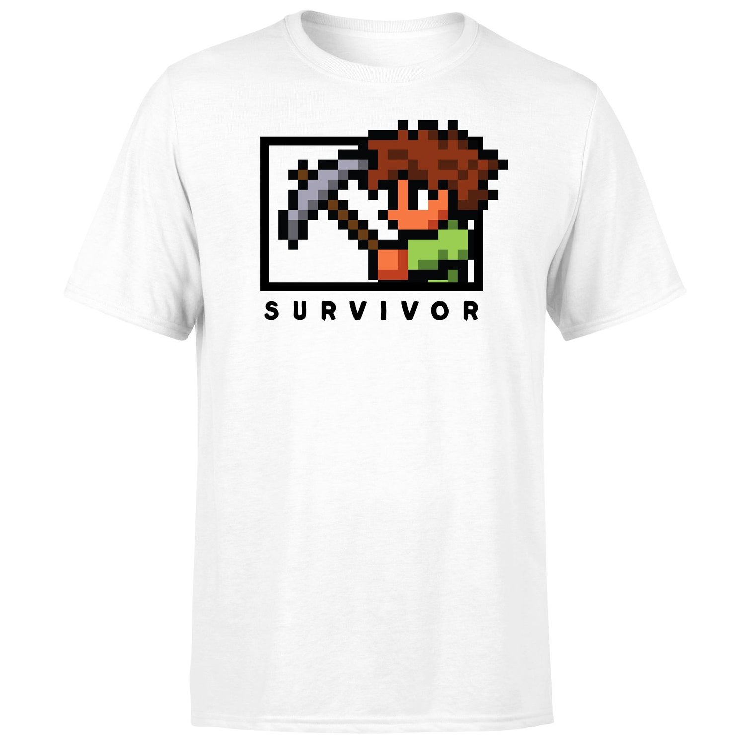 Terraria Survivor Unisex T-Shirt - White