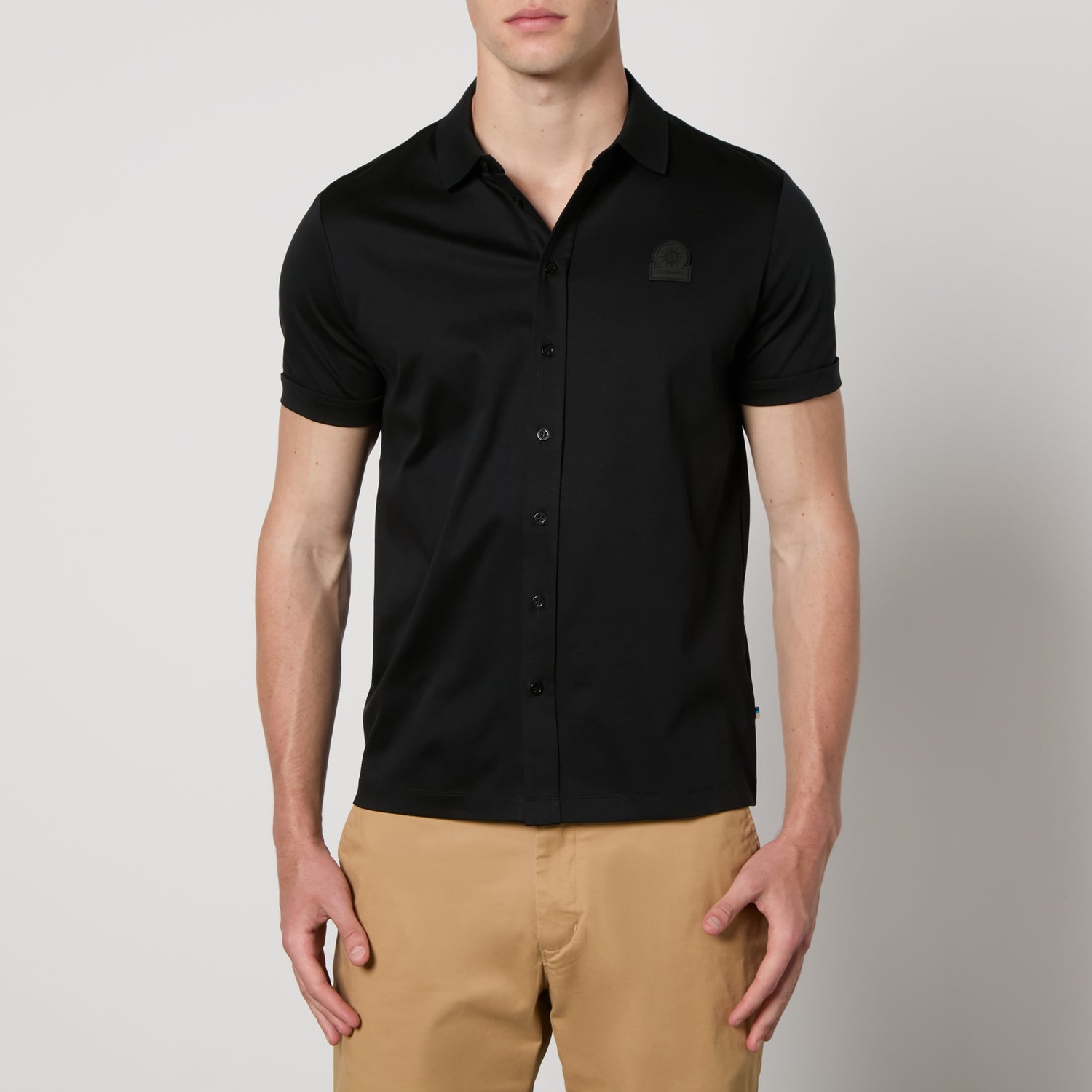 Sandbanks Interlock Cotton-Jersey Polo Shirt - M