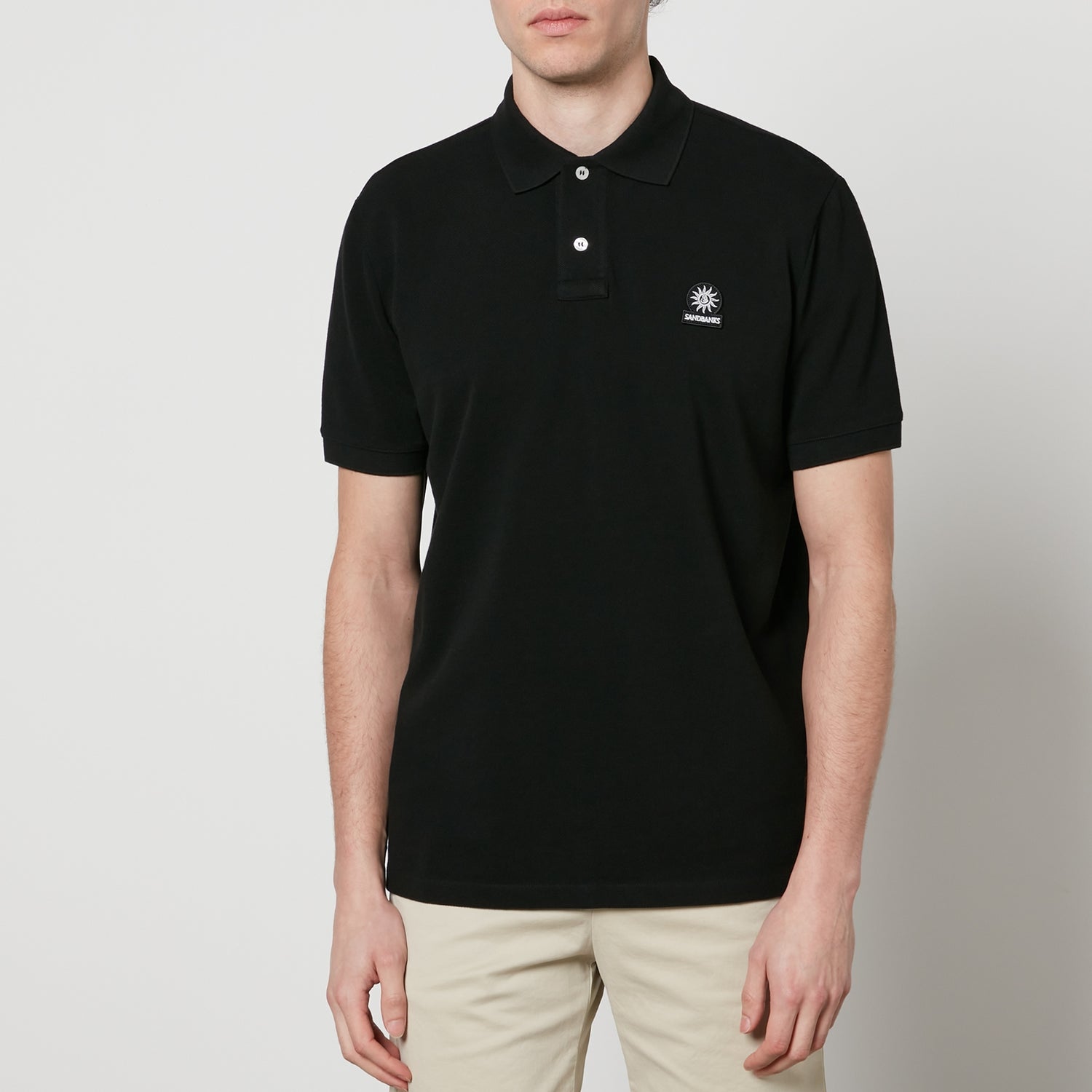 Sandbanks Logo-Appliquéd Cotton-Piqué Polo Shirt - S