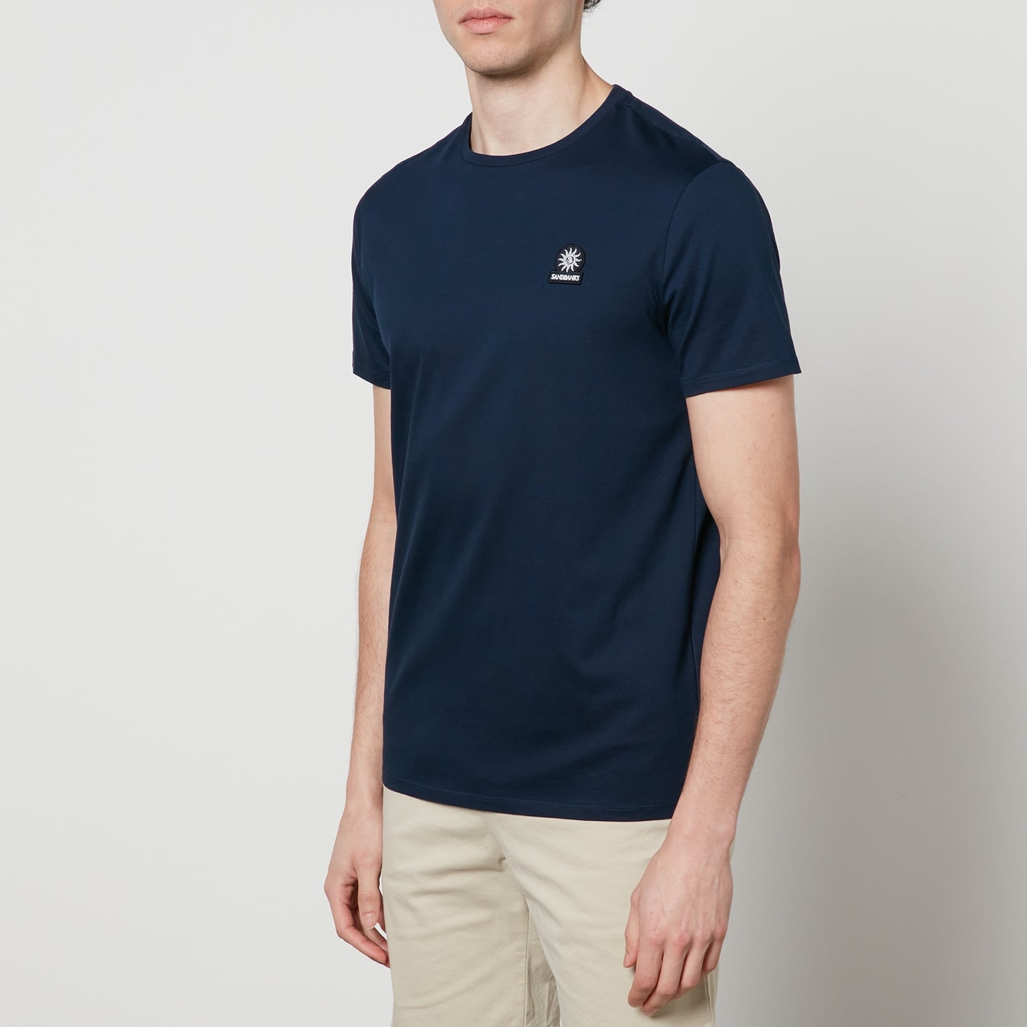 Sandbanks Logo-Appliquéd Organic Cotton-Jersey T-Shirt - M