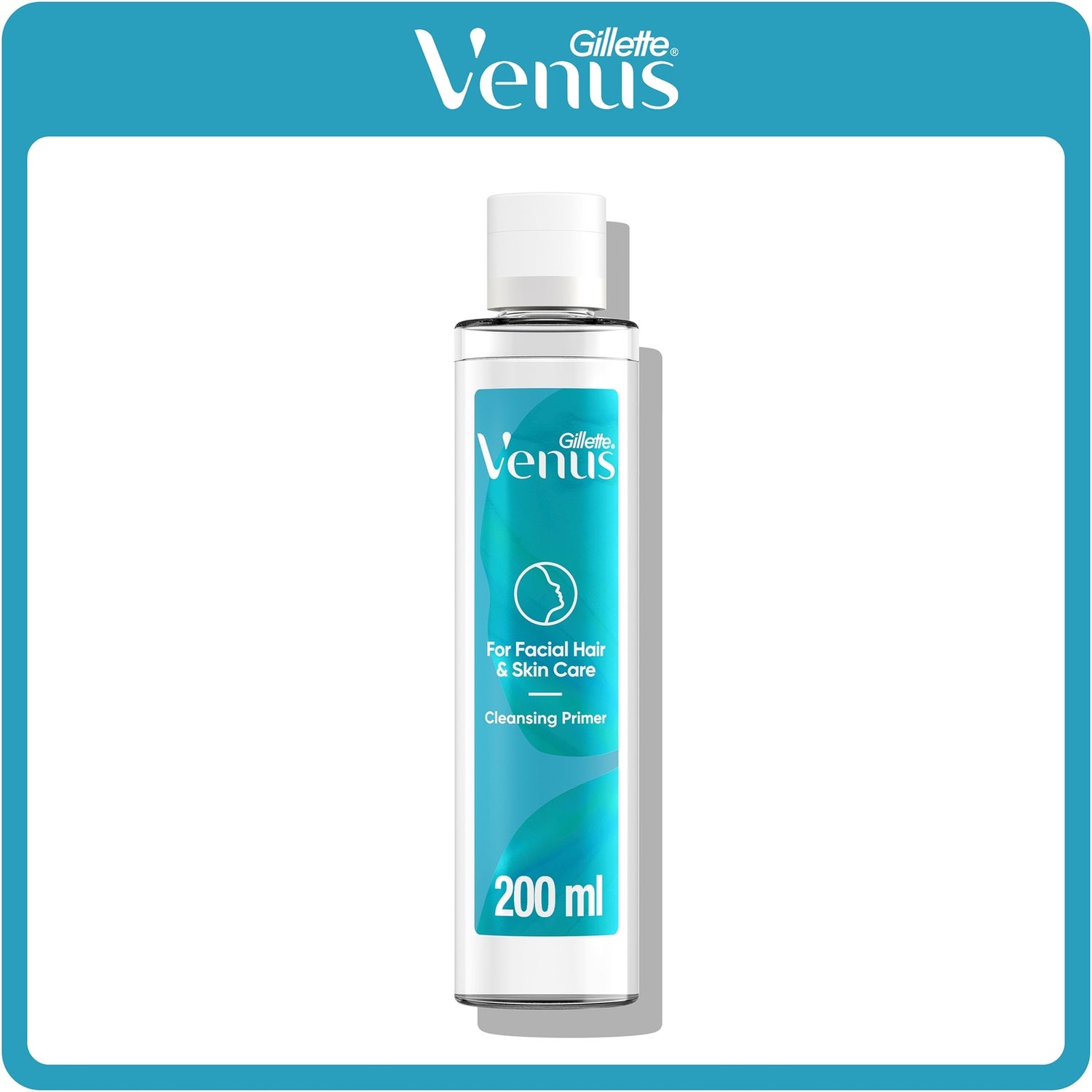 Venus Facial Hair & Skin Care Cleansing Primer for Dermaplaning