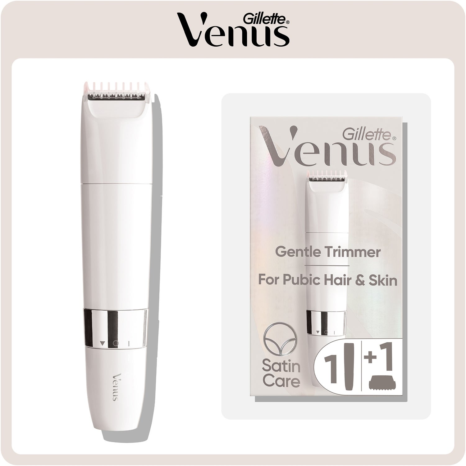 Venus Pubic Hair &amp; Skin Body Gentle Trimmer