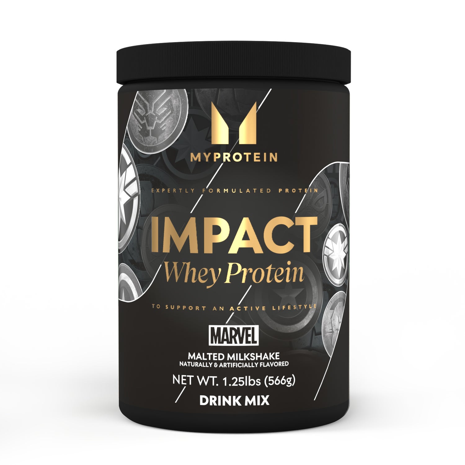 Myprotein Impact Whey Protein, Marvel (USA) - 15portions - Malted Milkshake