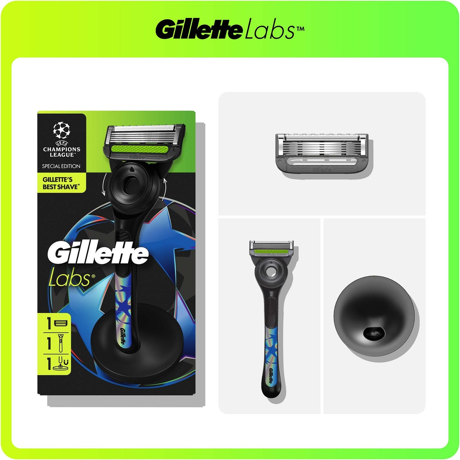 Gillette Labs Exfoliating Razor UEFA Champions League Edition