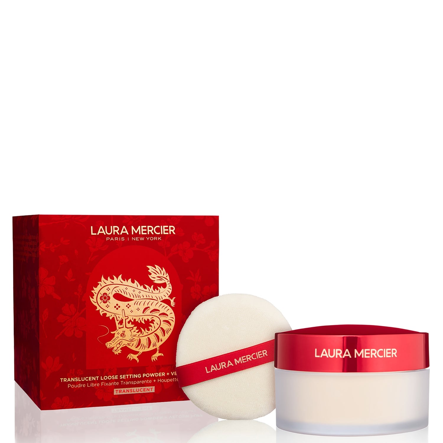 Laura Mercier Lunar New Year Translucent Setting Powder and Velour Puff 29g