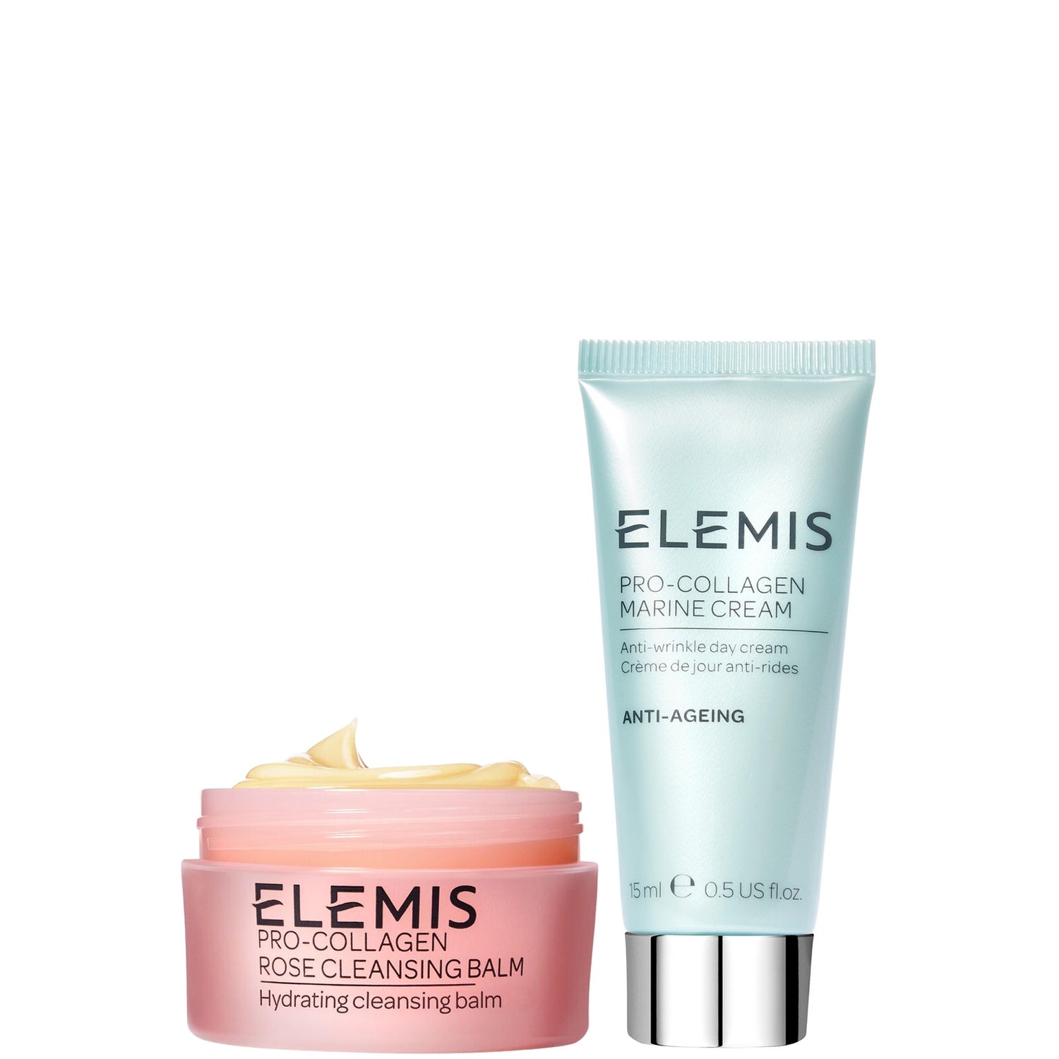 Bundle: Pro-Collagen Rose Cleansing Balm x Marine Cream