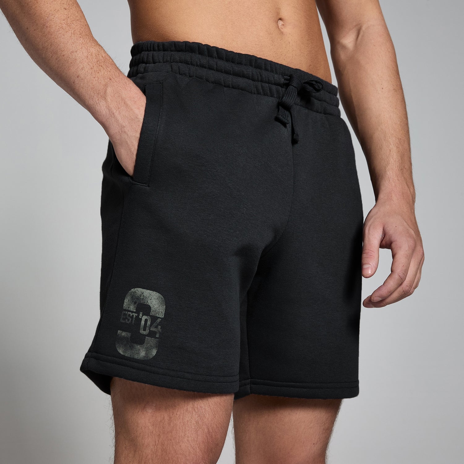 Pantalón corto deportivo con estampado gráfico Origin para hombre de MP - Negro lavado - XXL