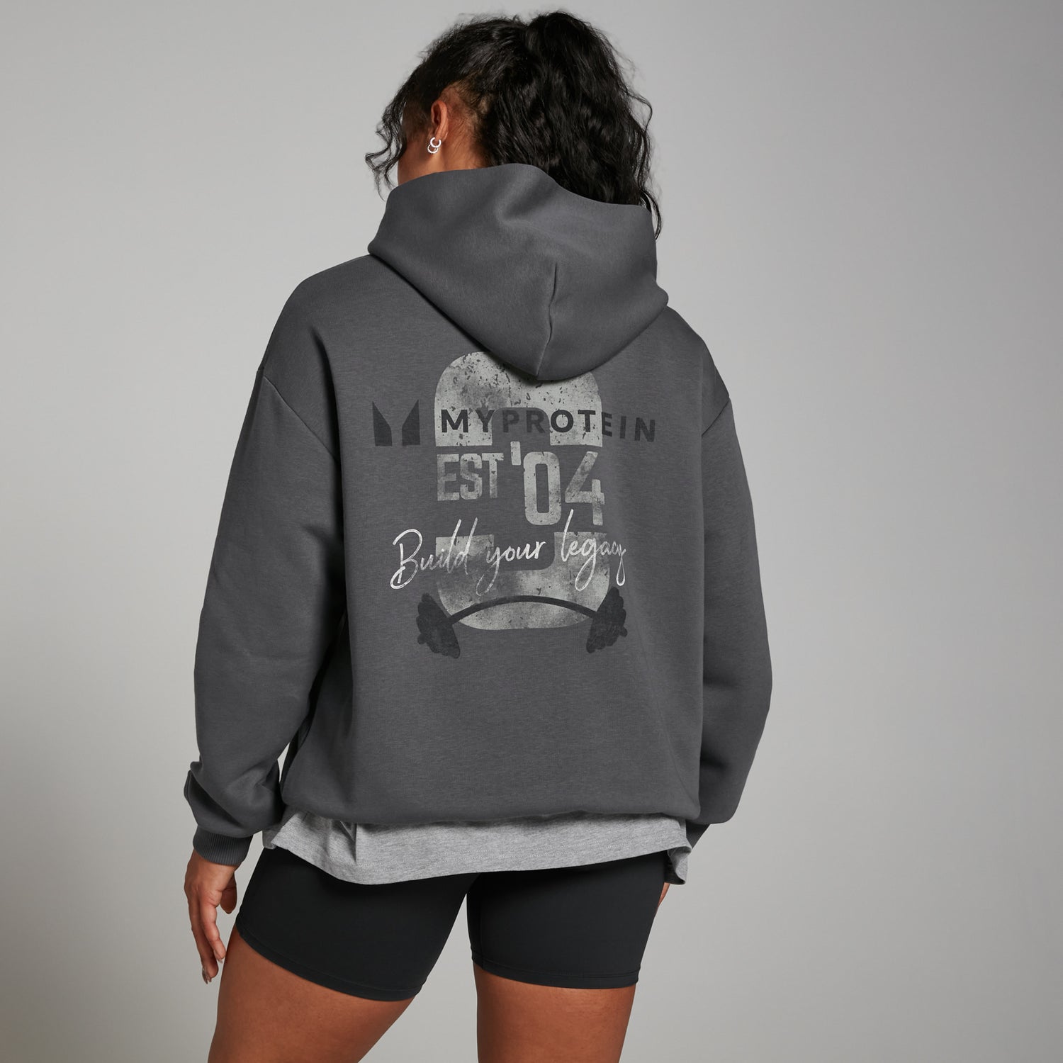 MP Origin Graphic Hoodie - Washed Grey