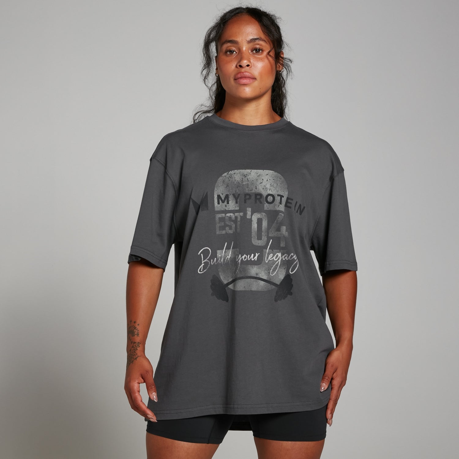 MP Origin Graphic T-Shirt - Washed Grey - XXS-XS
