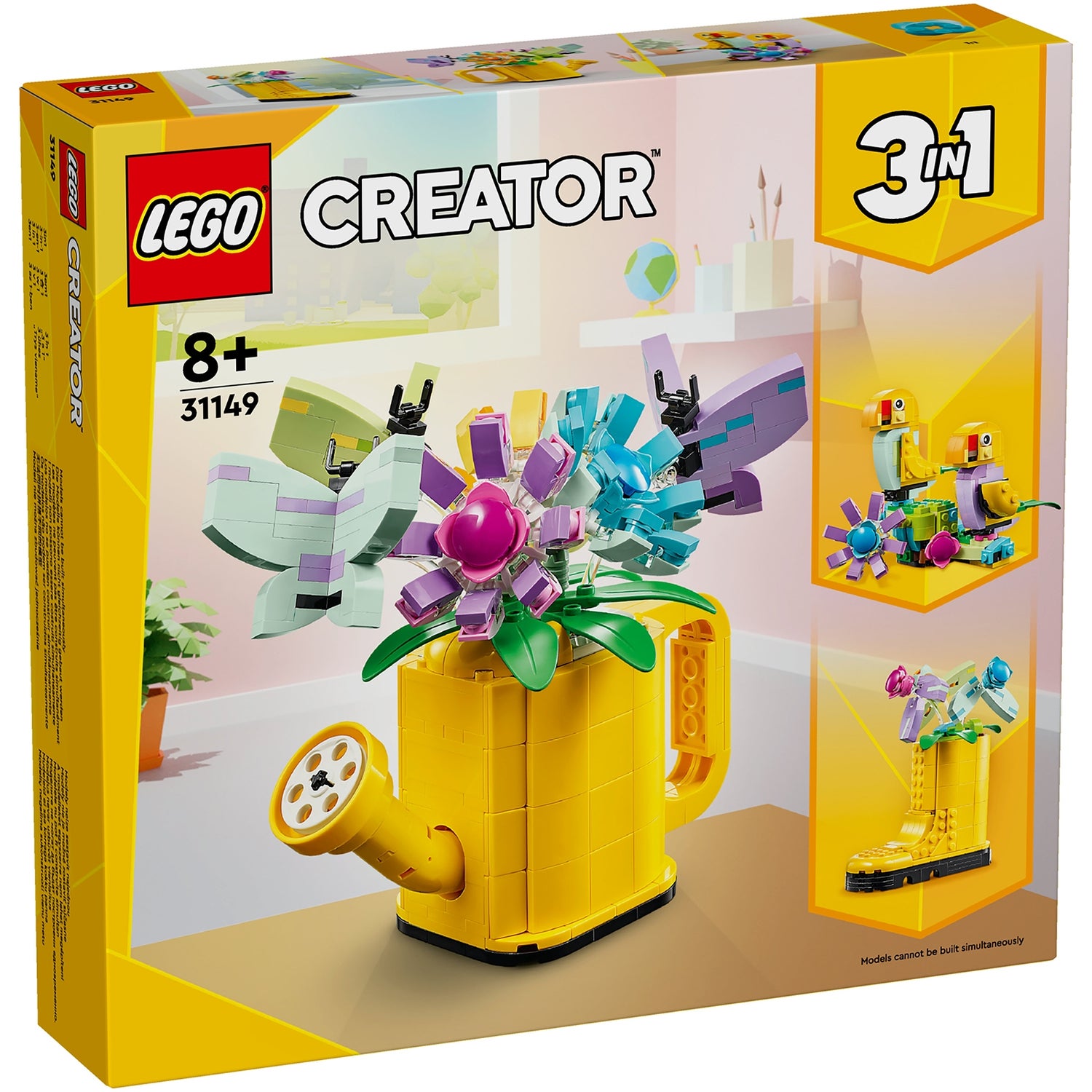 LEGO Creator 3in1 Flowers in Watering Can Toy 31149