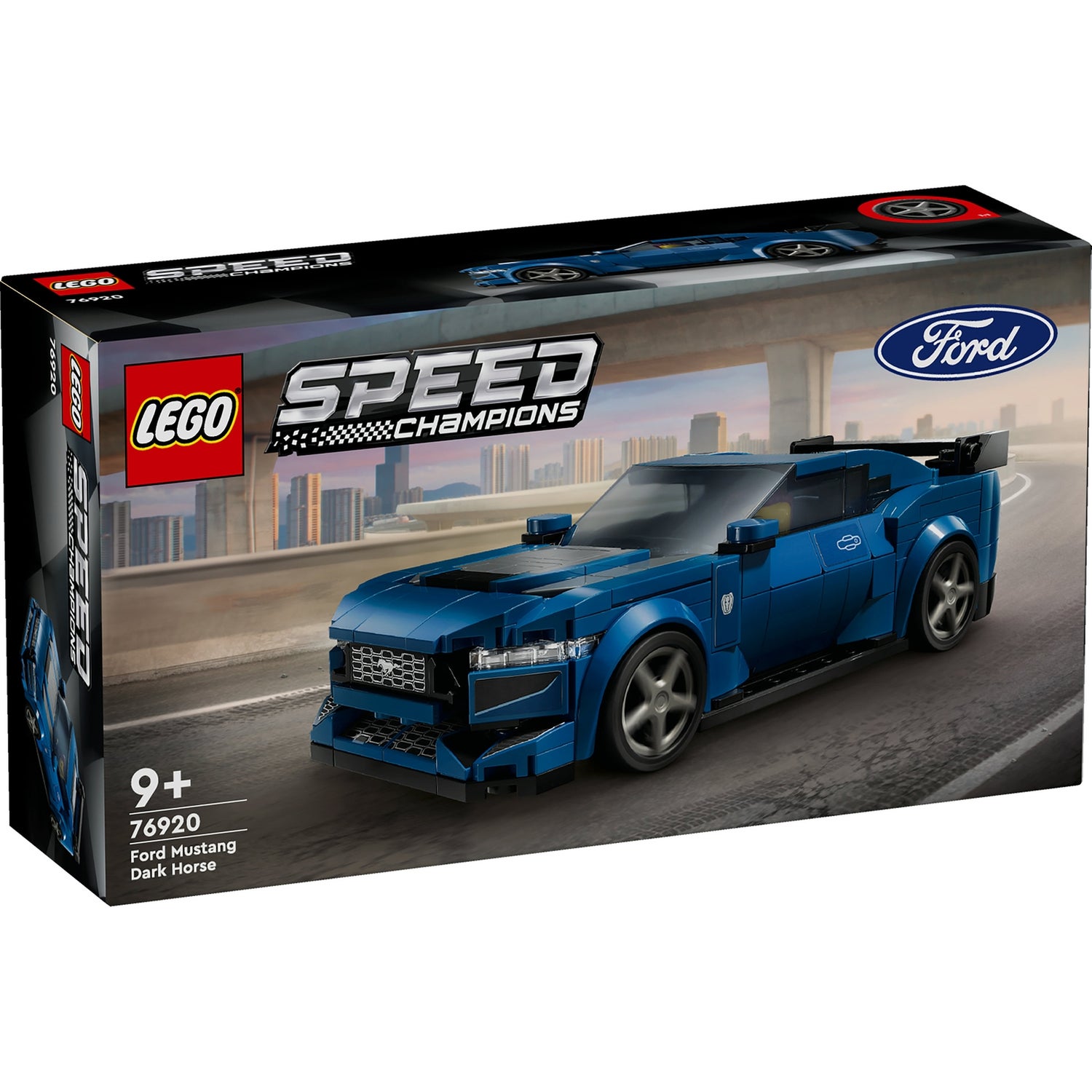 LEGO Speed Champions Ford Mustang Dark Horse Sports Car Toy Set 76920 Toys  - Zavvi US