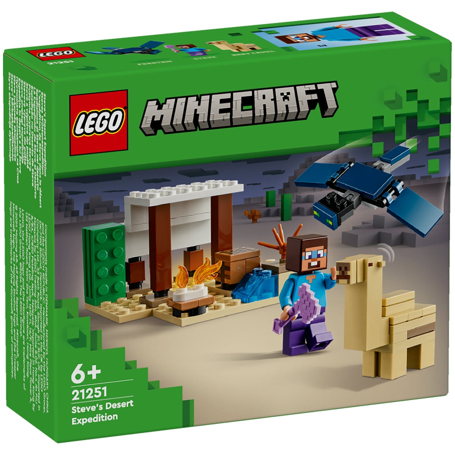 LEGO Minecraft Steve's Desert Expedition Building Toys 21251