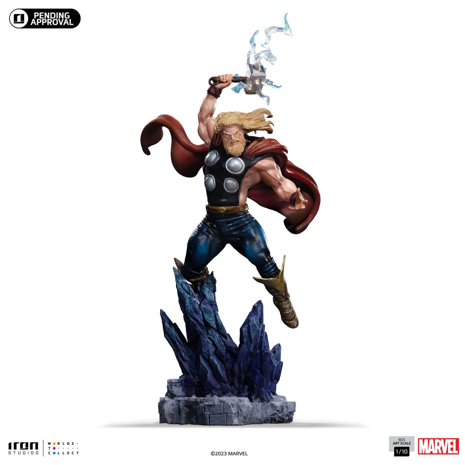 Iron Studios Marvel Comics BDS Art Scale Statue 1/10 Thor Vs. Thanos Diorama - Thor