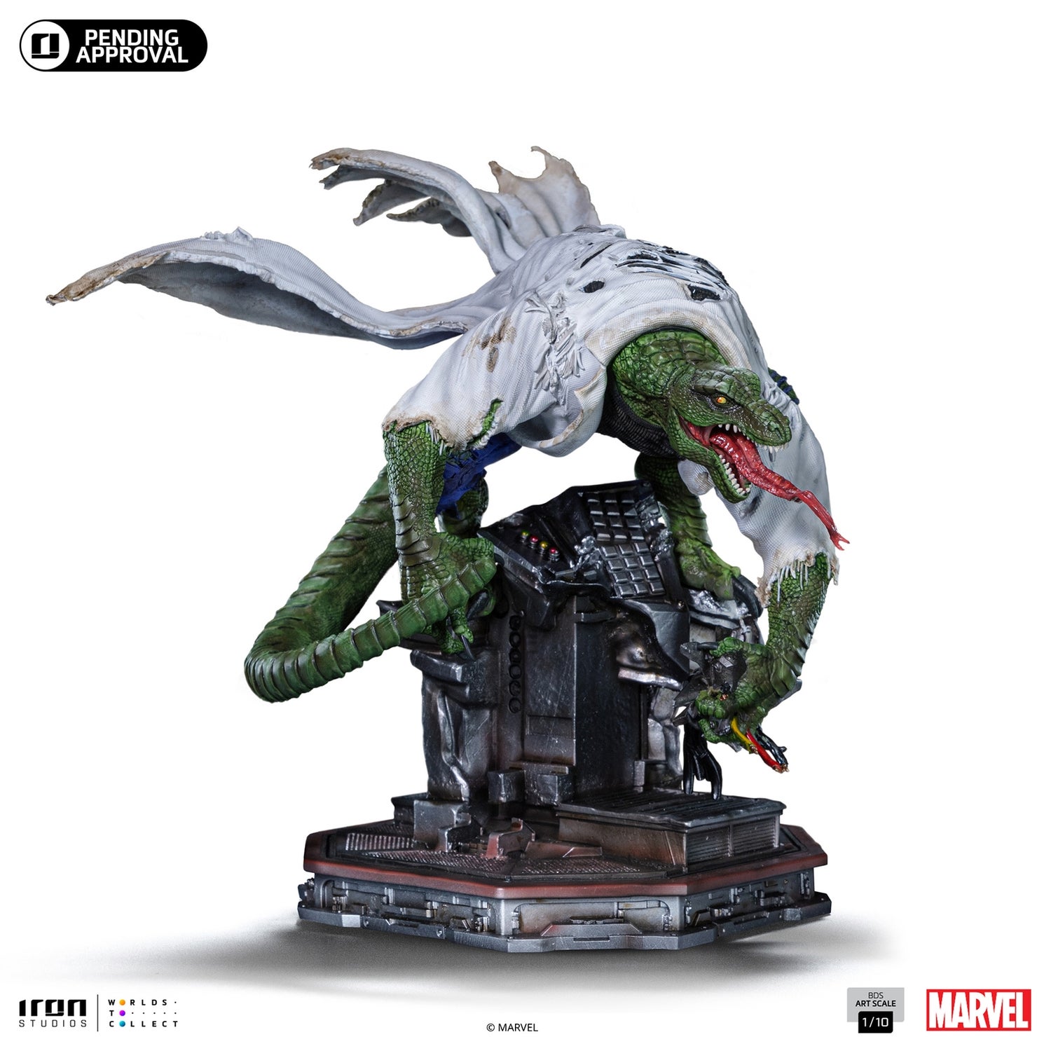 Iron Studios Marvel Comics BDS Art Scale Statue 1/10 Sinister Six Diorama - Lizard