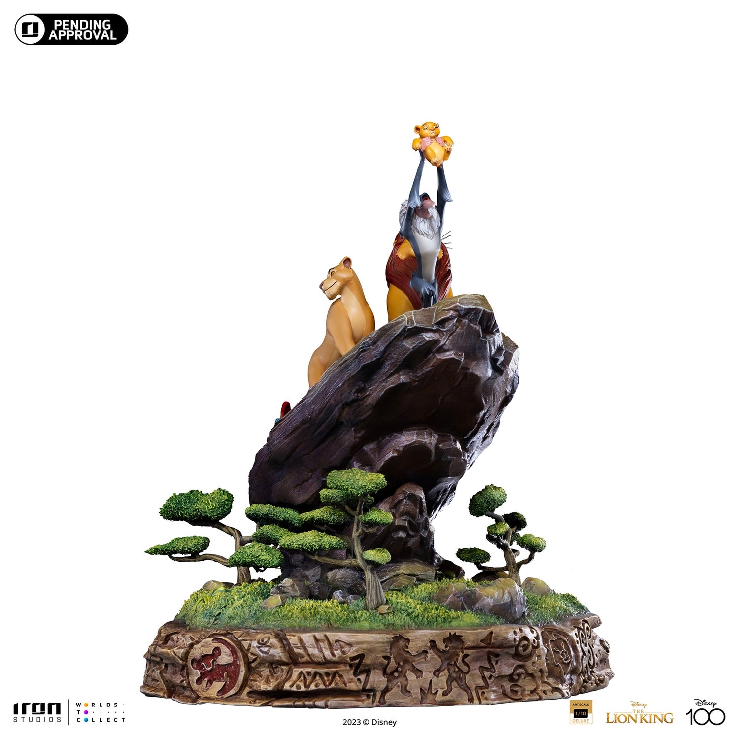 Iron Studios Lion King Deluxe Art Scale Statue 1/10 Diorama