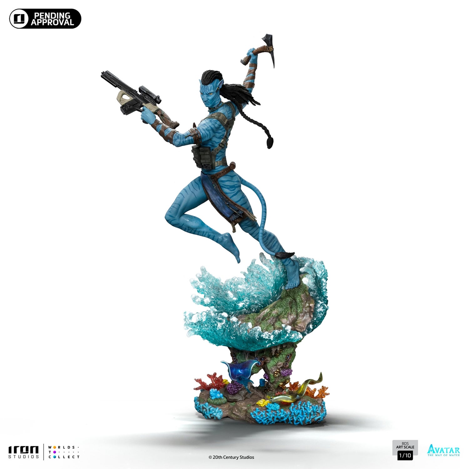 Iron Studios Avatar 2 BDS Art Scale Statue 1/10 Jake Sully