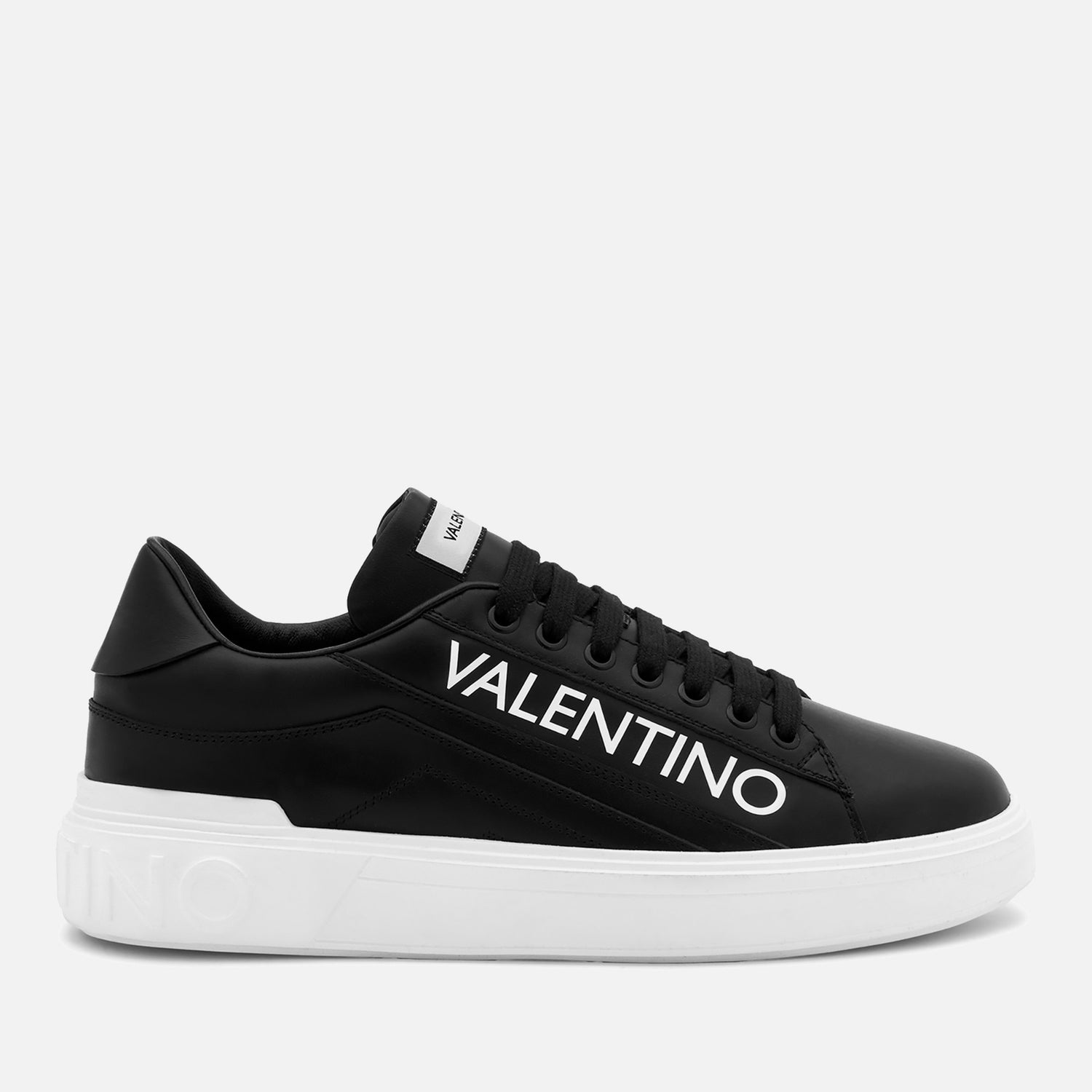 Valentino Men's Rey Leather Low Top Trainers - Black - 11