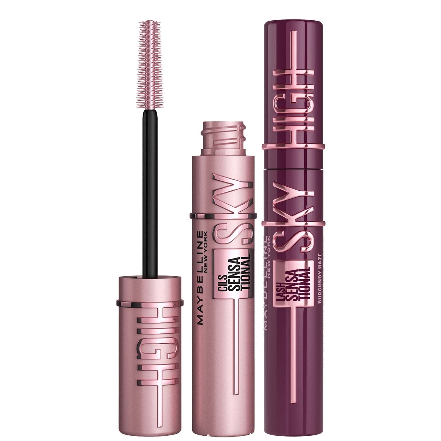 Maybelline Lash Sensational Sky High Mascara Bundle (Various Shades)