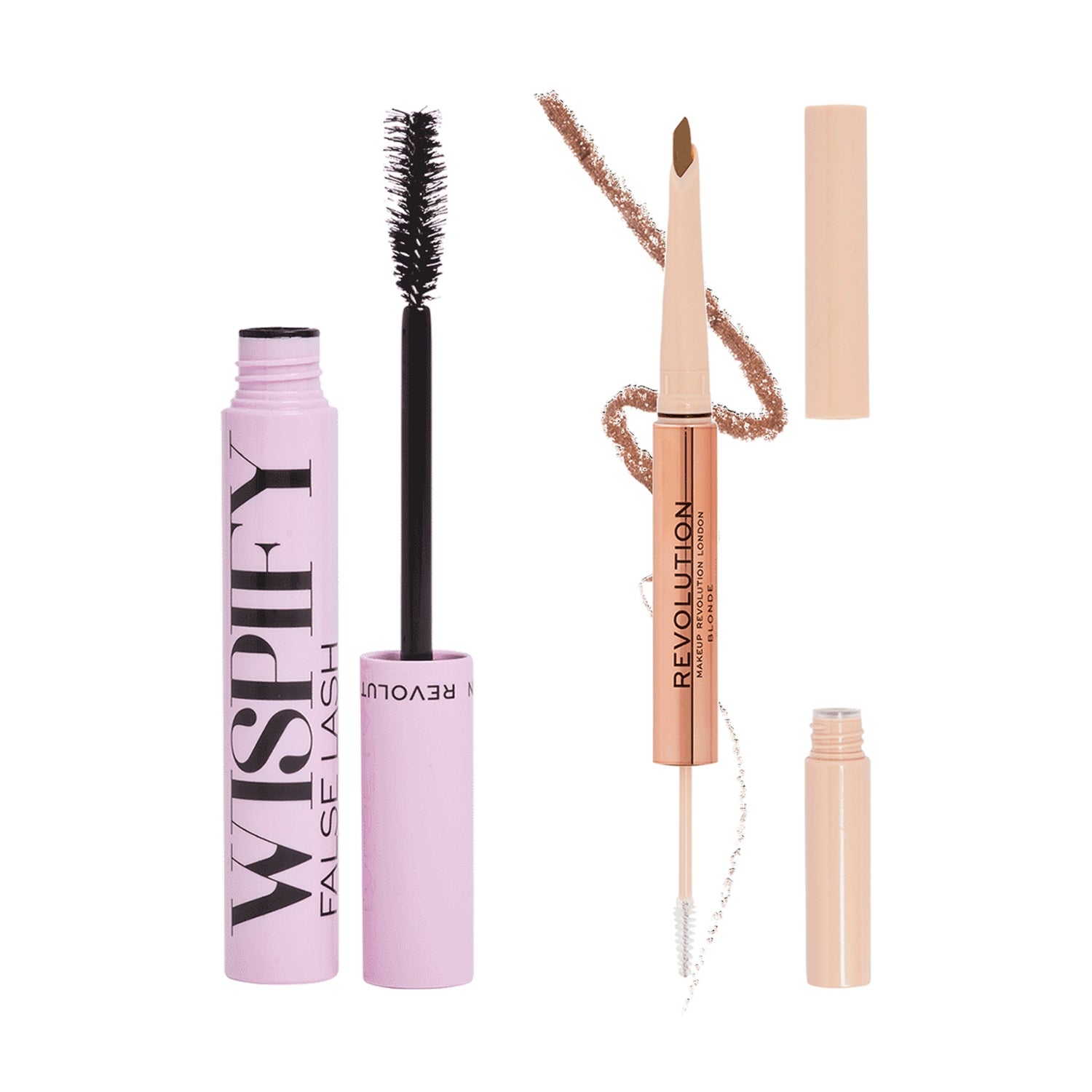 Revolution Wispify and Fluffy Brow Bundle (Various Shades)