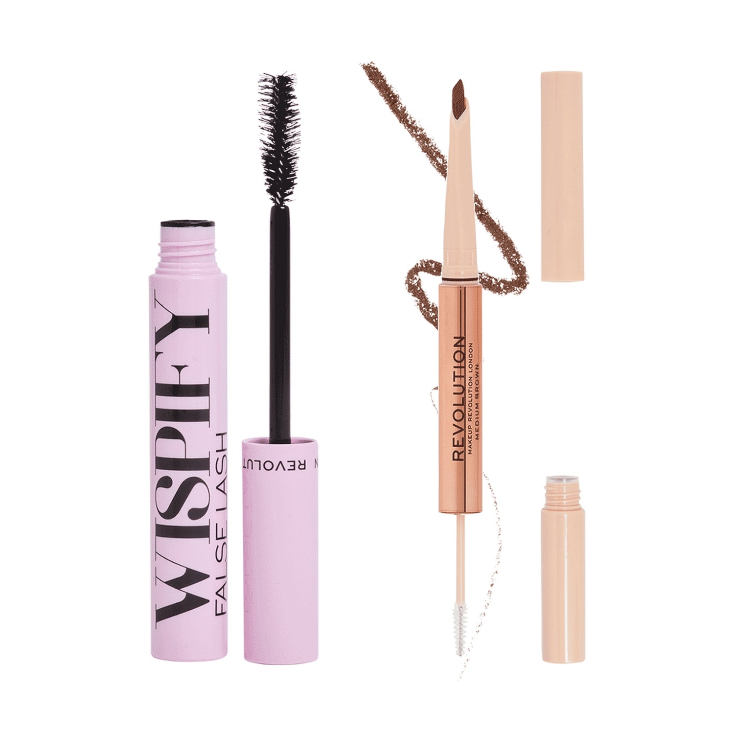 Revolution Wispify and Fluffy Brow Bundle (Various Shades)