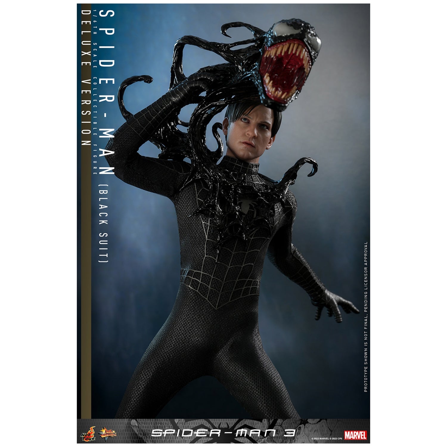 Hot Toys Marvel Spider-Man 3 Deluxe Black Suit Spider-Man 1:6th Scale Collectible Figure